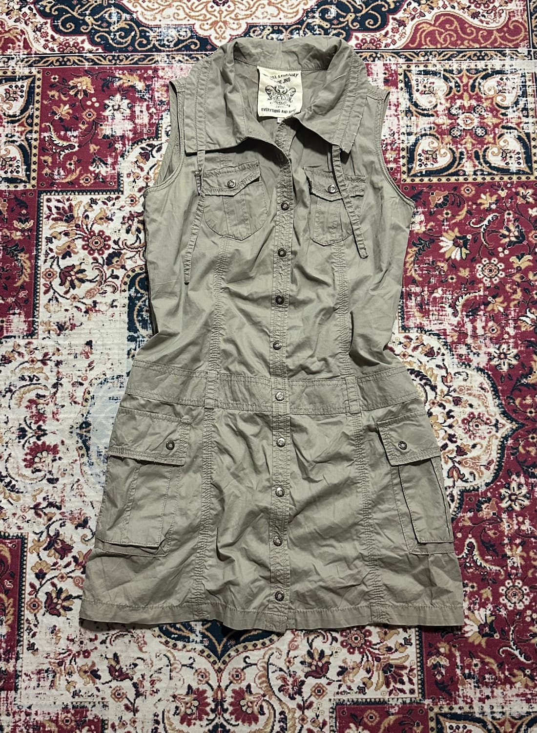 와투케 벨티드 셔츠 원피스 상품이미지1