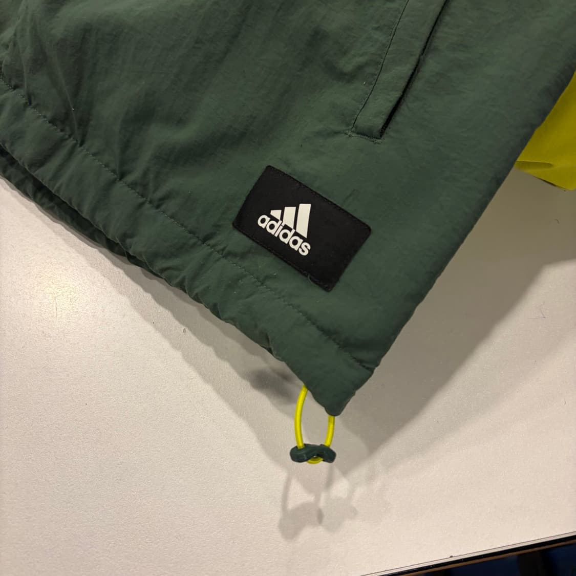 [3XL] 아디다스 어반 올드스쿨 바람막이 옐로우/그린 D32 상품이미지7