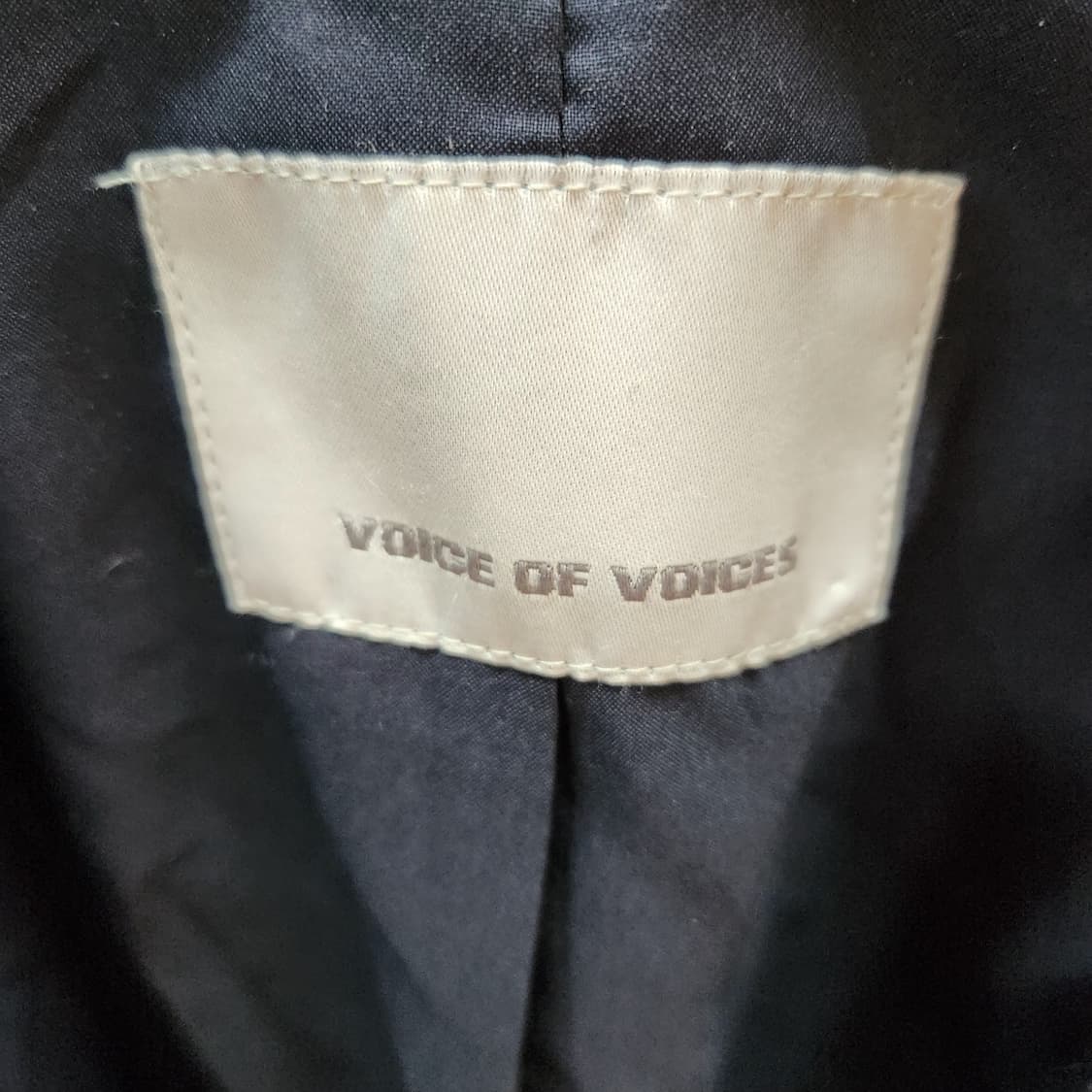 VOV 보브 블랙 트위드 블레이저 오픈 자켓 55(M) 상품이미지6