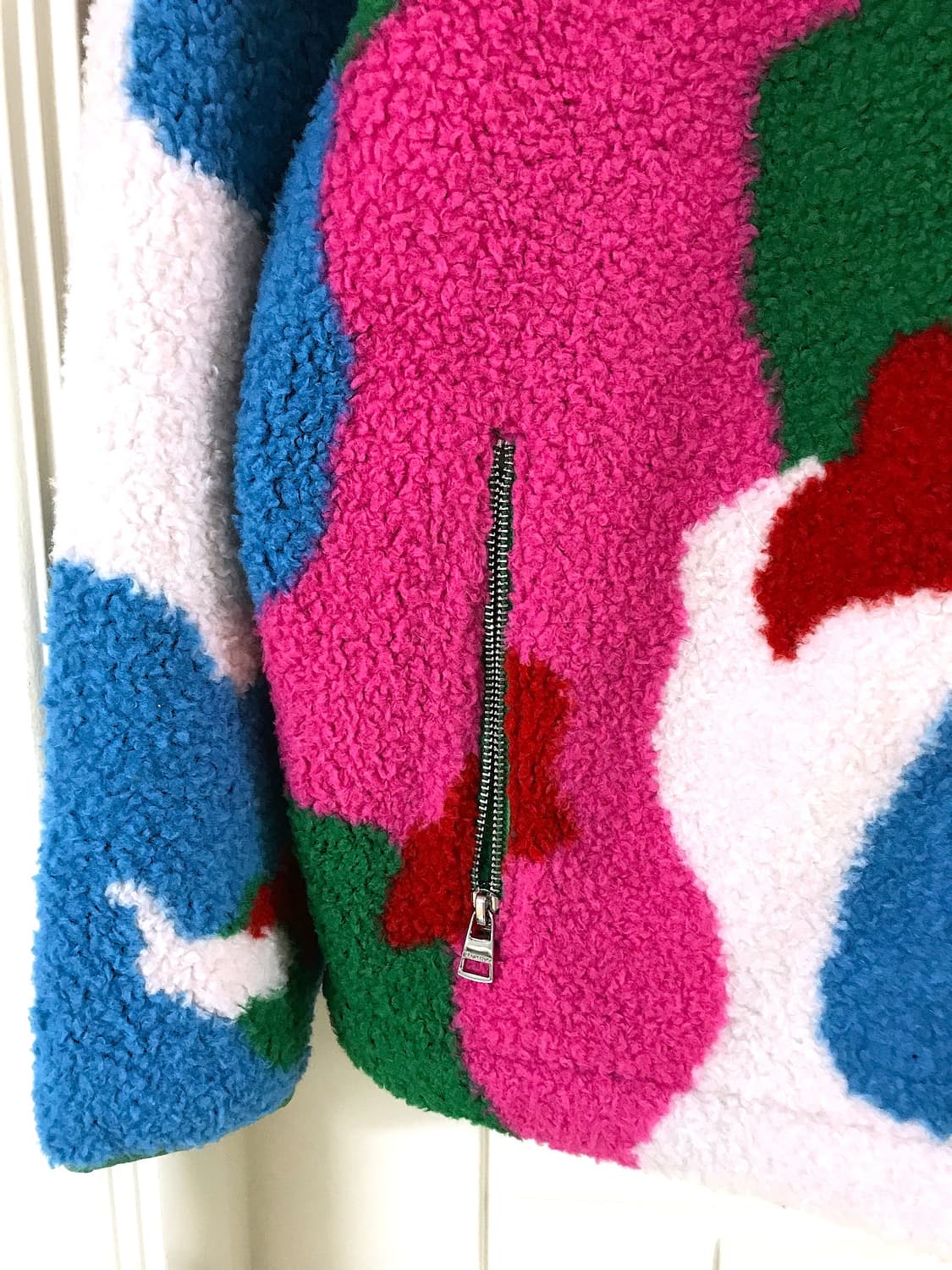 @새상품@ JW앤더슨 오버사이즈 플리스 자켓 멀티컬러 상품이미지7