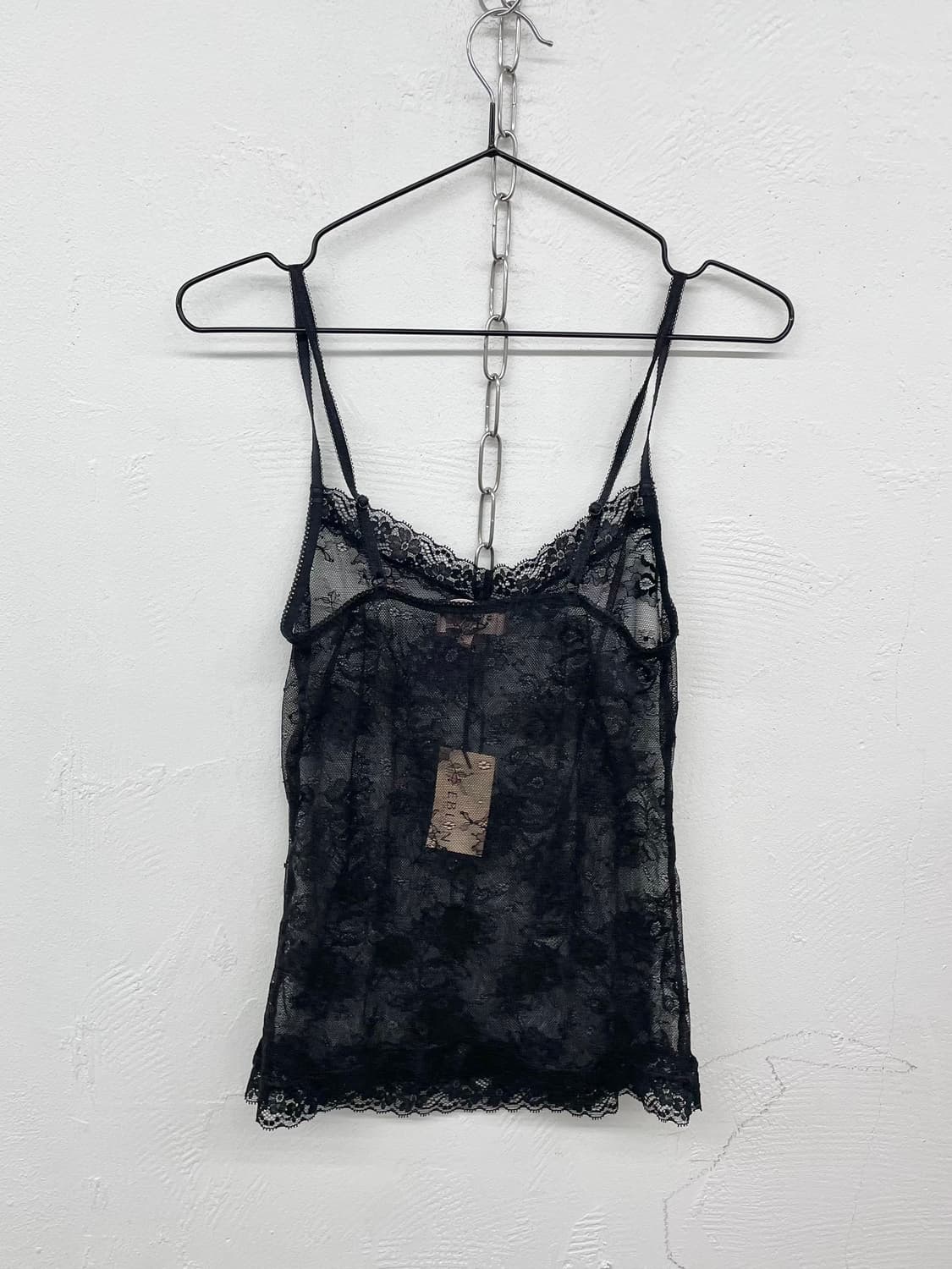 에블린 블랙 레이스 슬립 상품이미지6