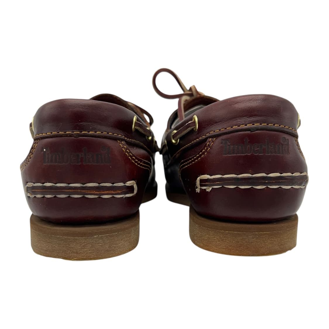 230 W 팀버랜드 2아이 클래식 보트 슈즈 버건디 (US6) 상품이미지5