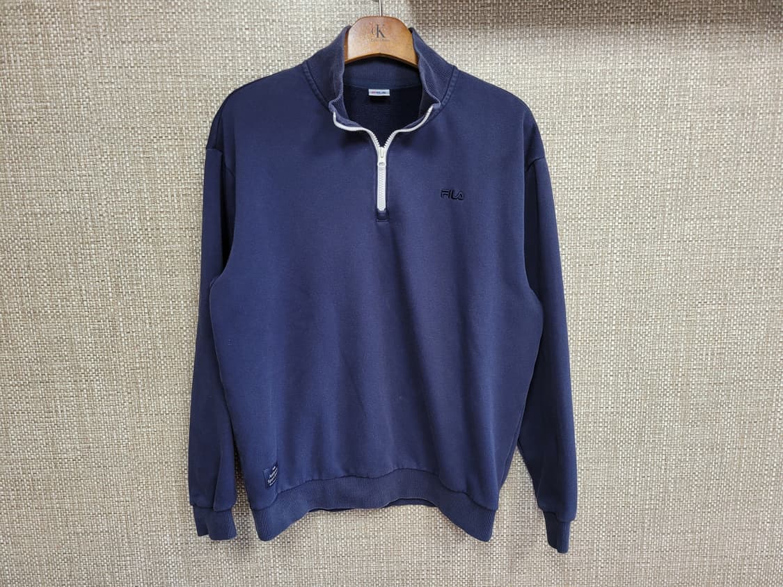 100사이즈 휠라 하프 집업 맨투맨 상품이미지1