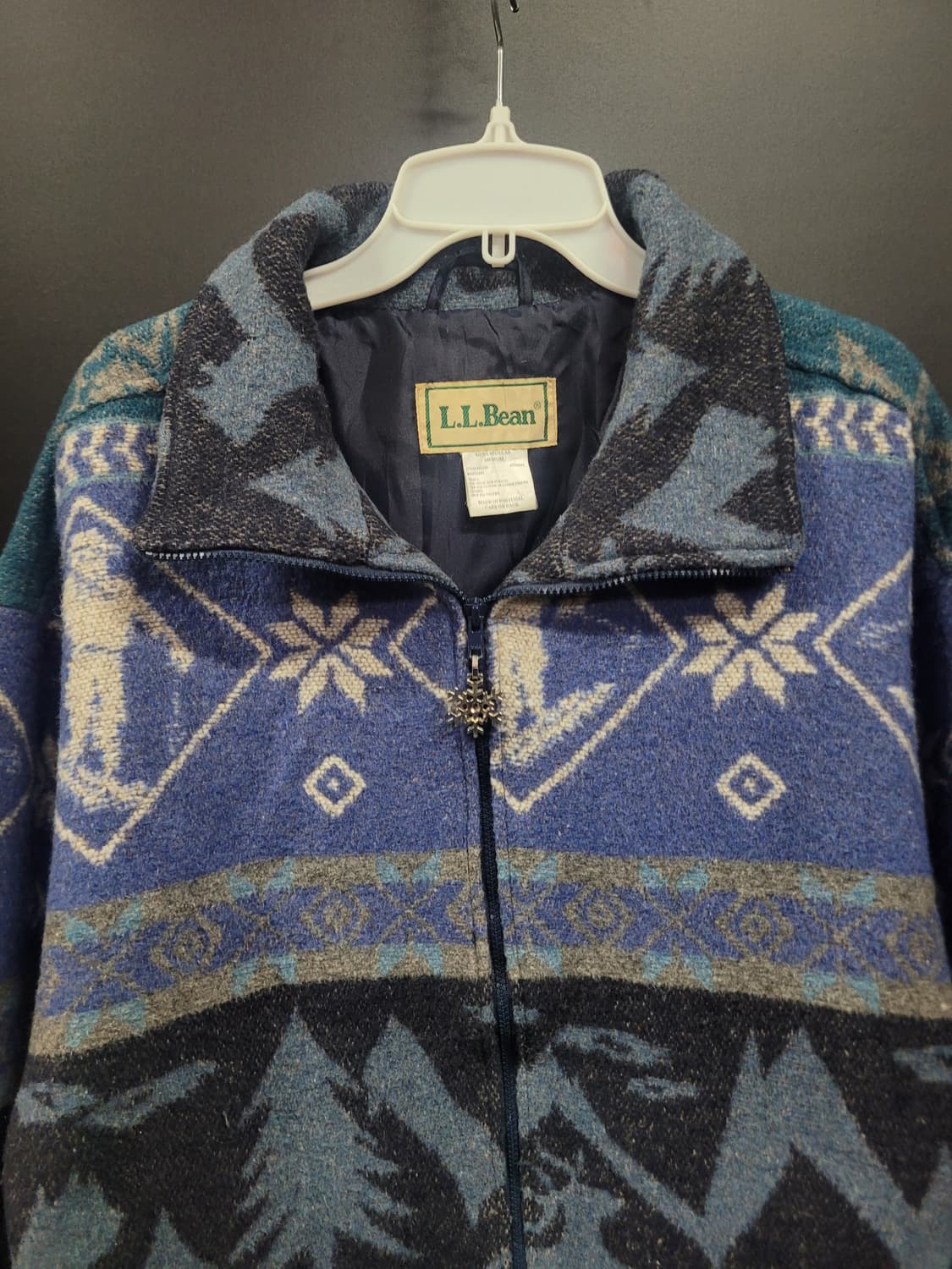 L.L.BEAN 엘엘빈 90s 노르딕 아카이브 블랭킷 울 자켓 상품이미지2