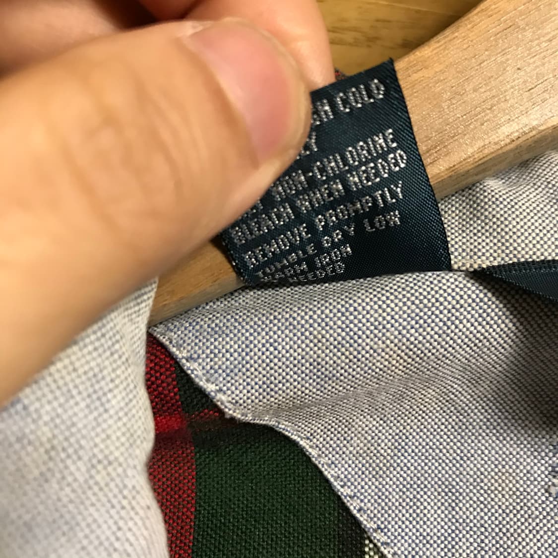 폴로 90s 체크 블루종자켓 상품이미지6