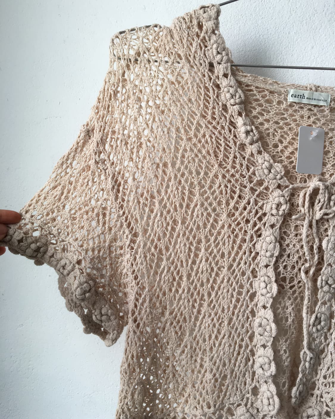 Crochet hood cardigan 상품이미지3