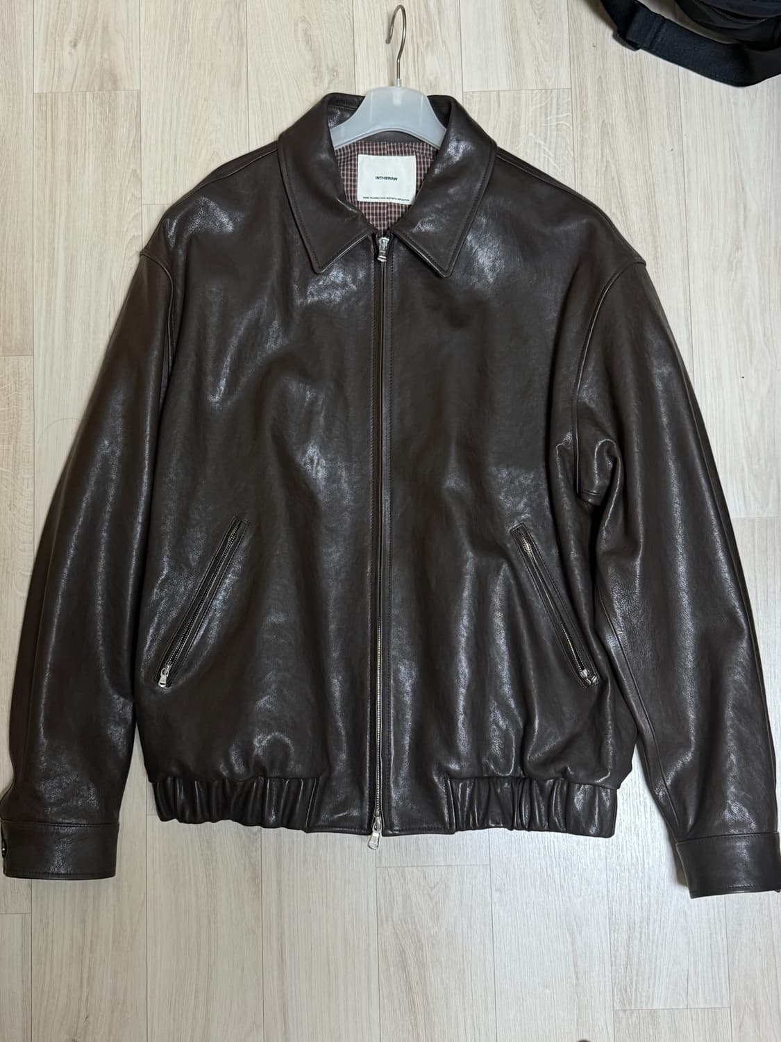 인더로우 애드리언 래더 블루종 자켓 3size 상품이미지2