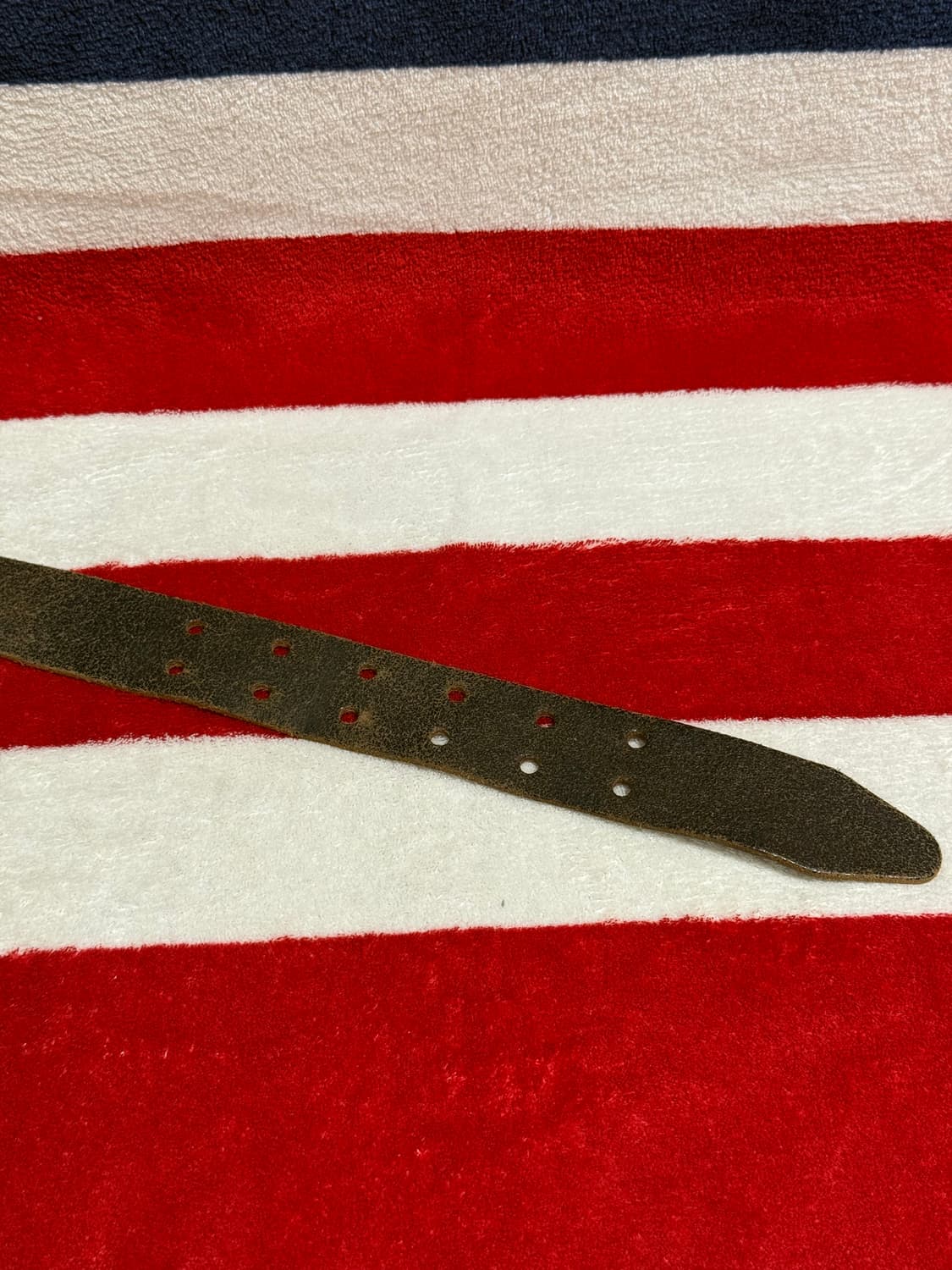 빈티지레더벨트 vintage leather belt 가죽벨트 투홀  상품이미지5