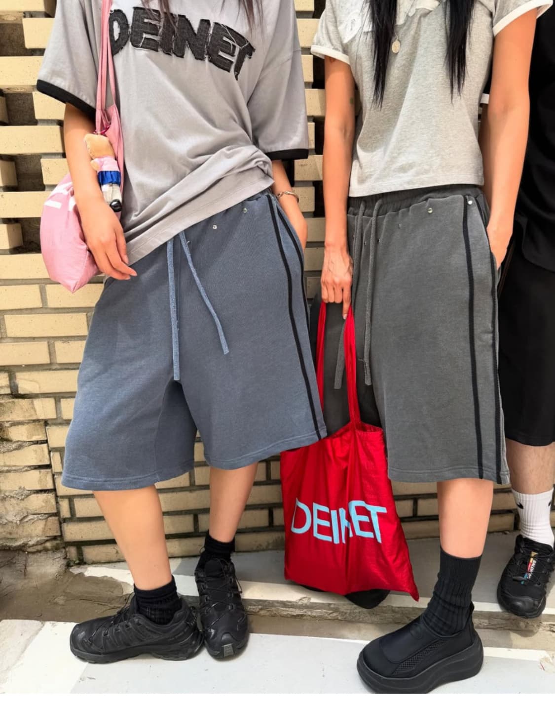 다이닛 스터드 버뮤다팬츠(네이비) 상품이미지3