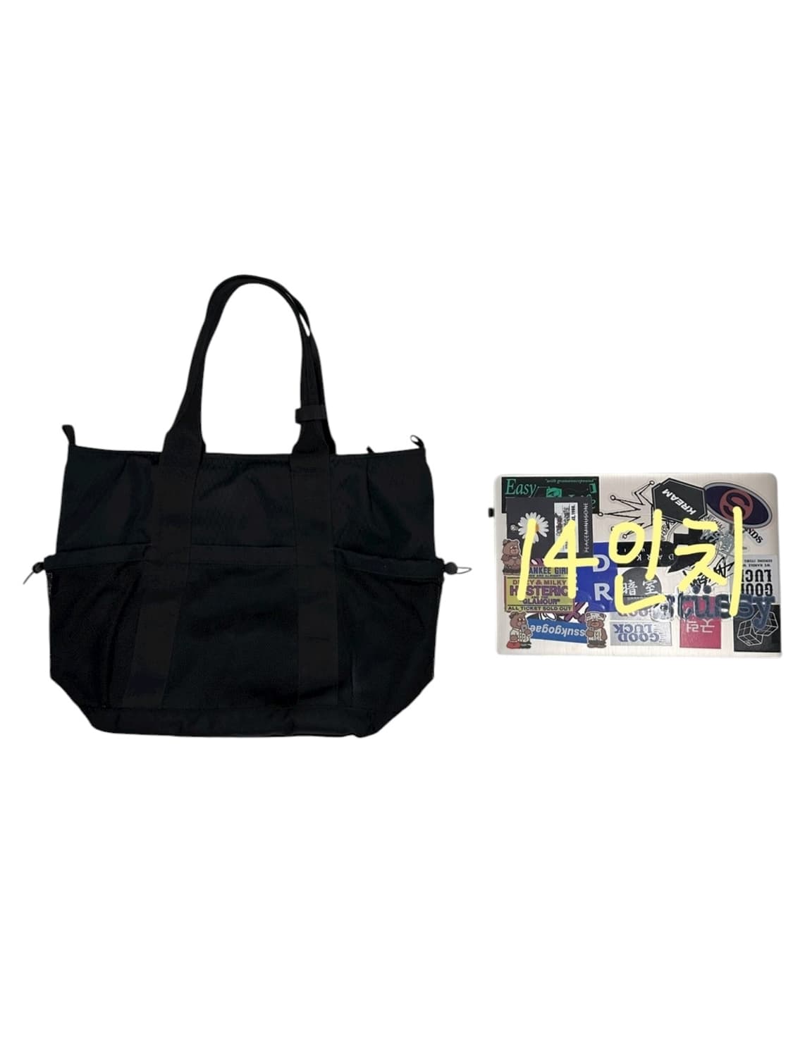 칼하트 wip 스페이 토트백 블랙 상품이미지9