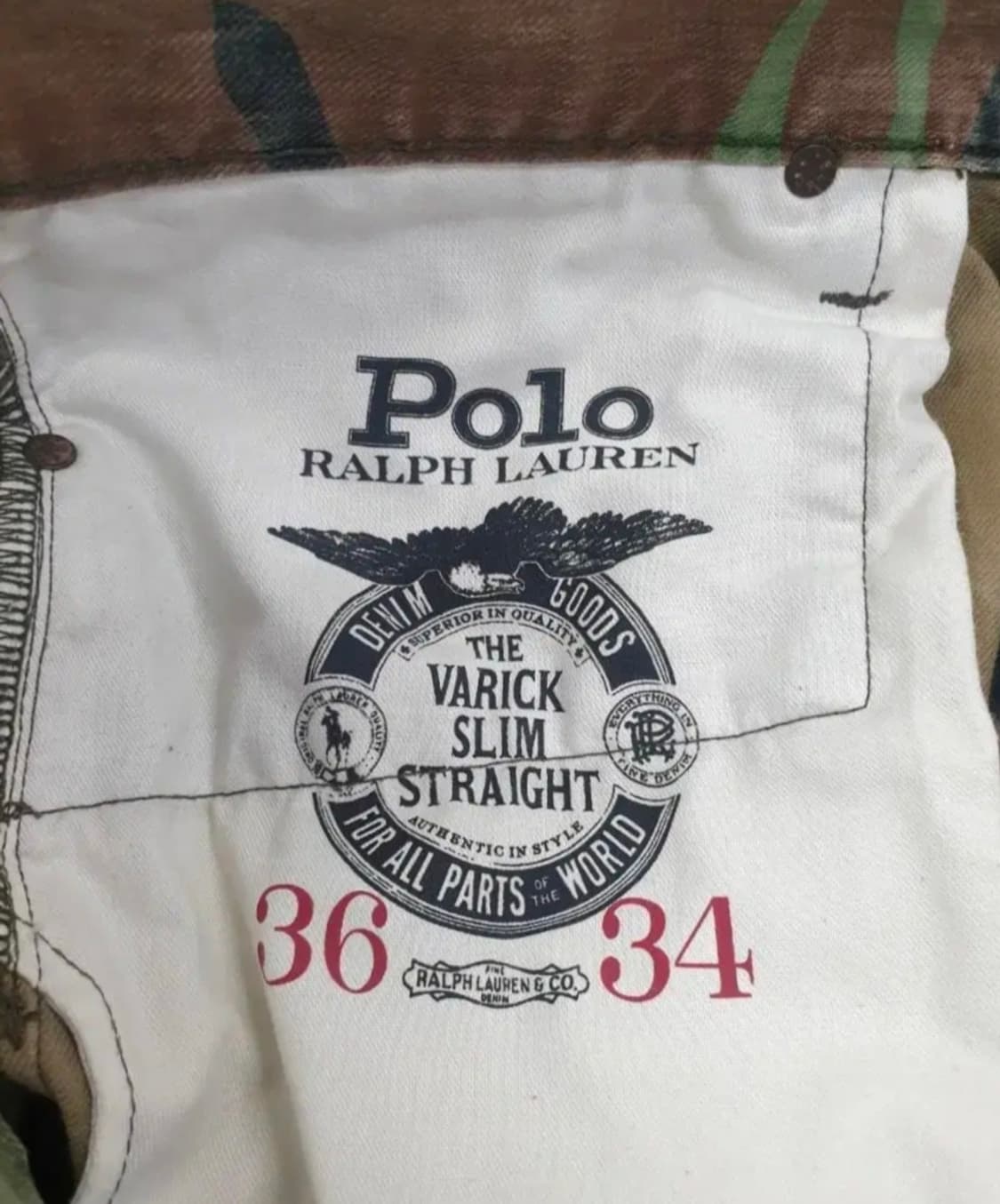 폴로랄프로렌 밀리터리 남성바지 37  바릭슬림 스트레치 봄가을  ME61 상품이미지6