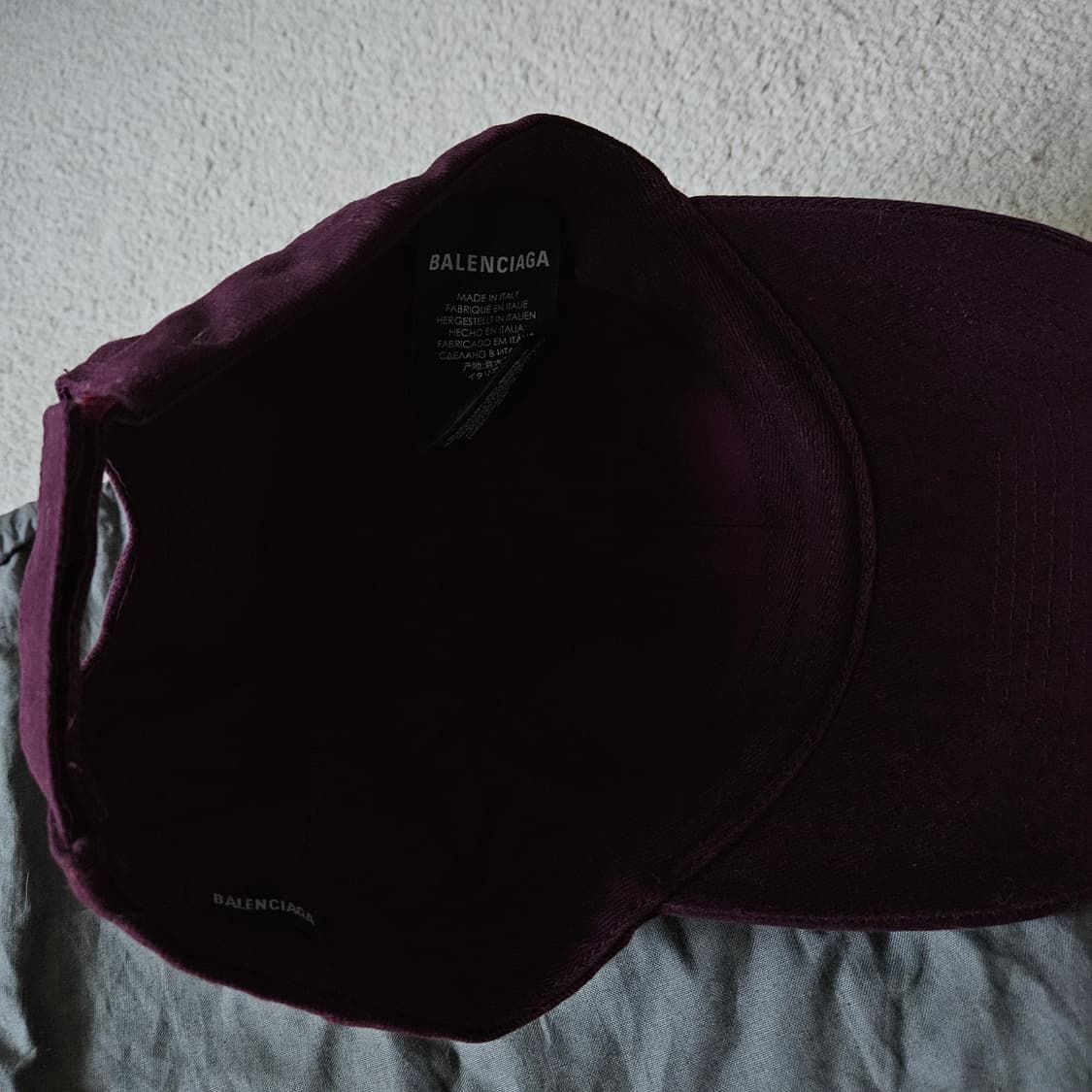 발렌시아가 로고 자수 클래식 볼캡  상품이미지4