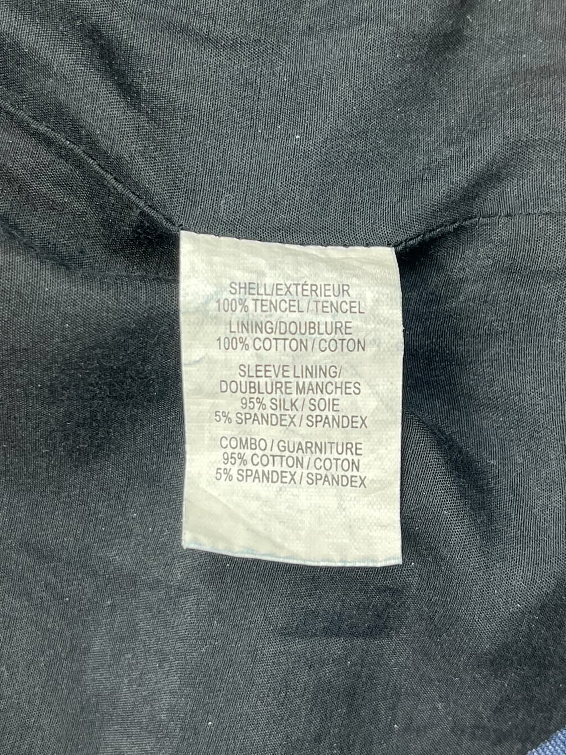 헬무트랭 다이애그널 집 텐셀 자켓 상품이미지7