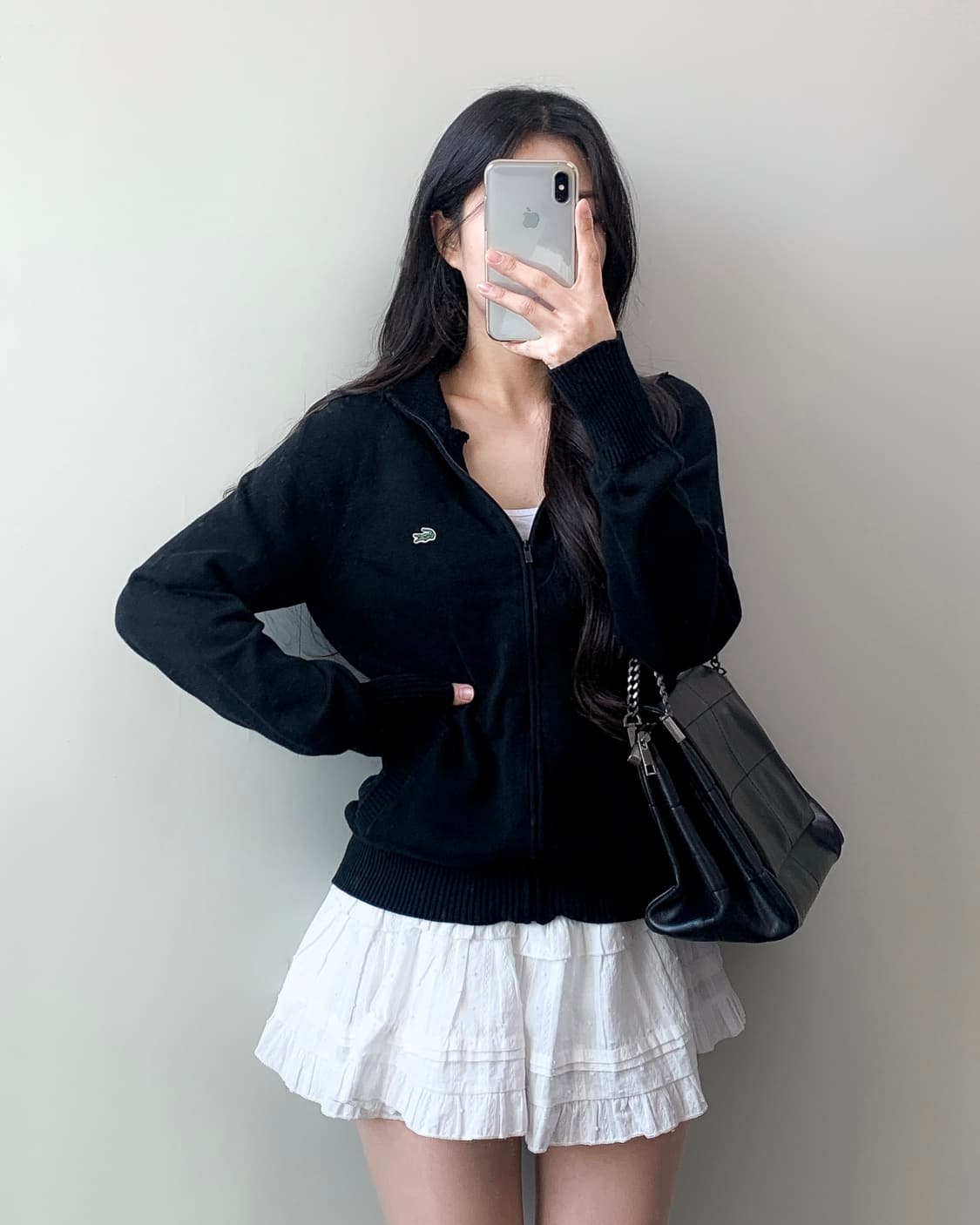 라코스테 니트 집업 상품이미지3