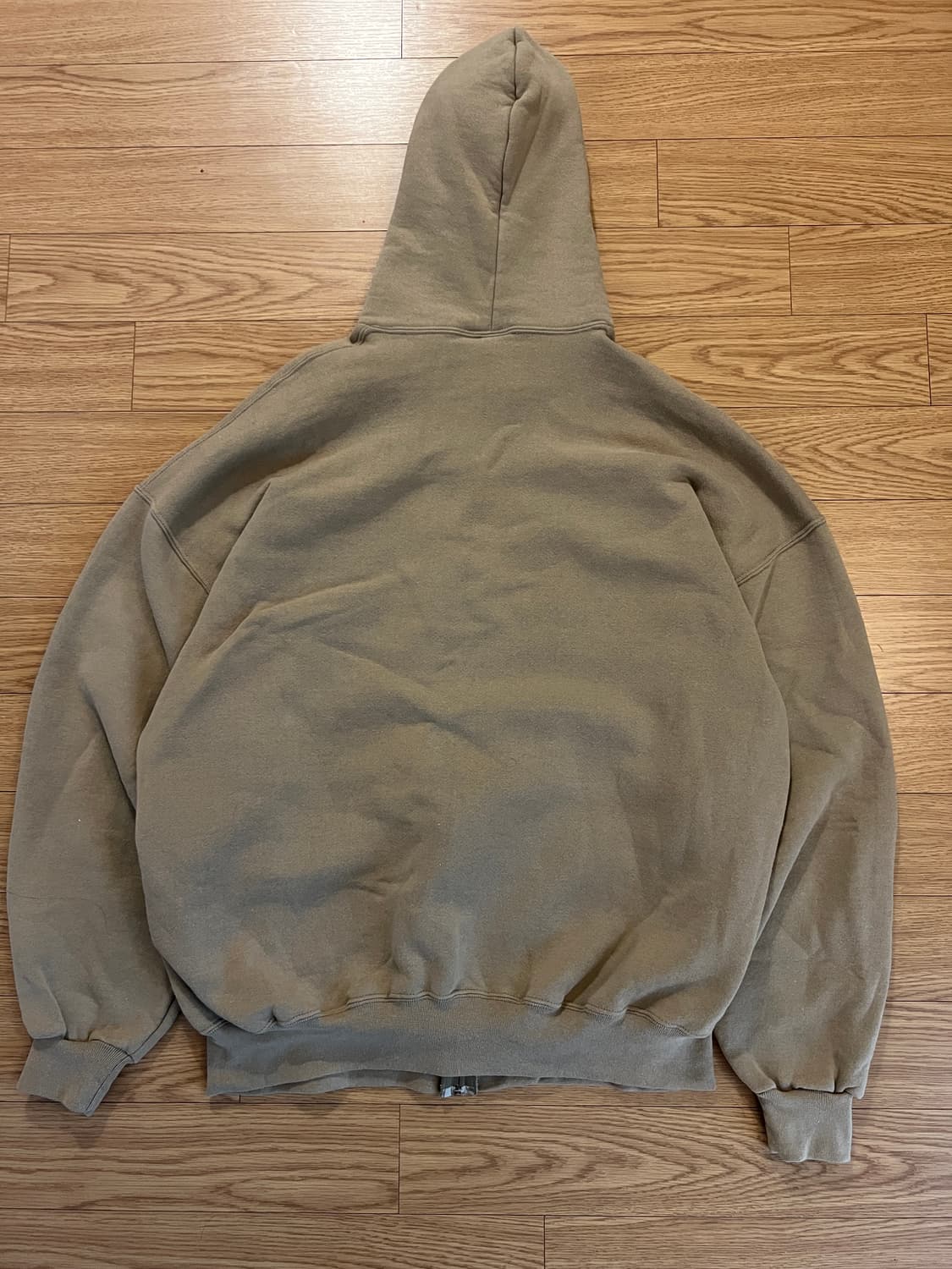 러셀 빈티지 후드집업 탄 XXL (우주매물) 상품이미지4