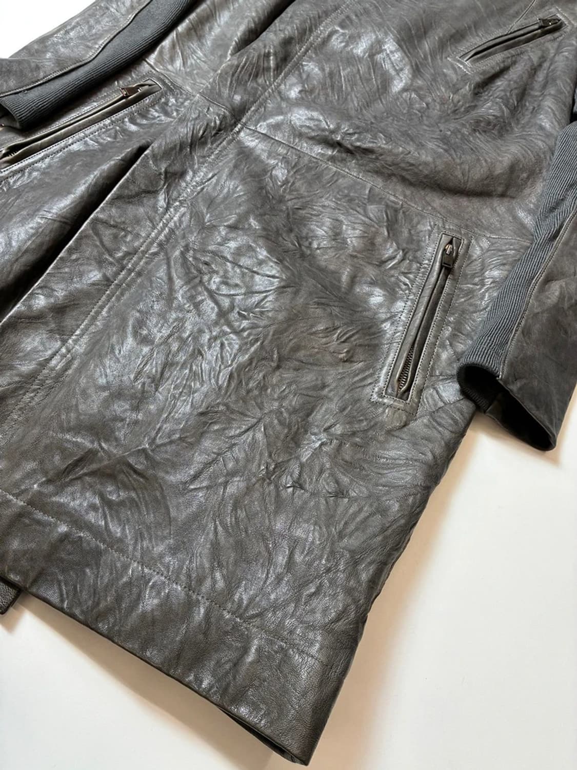 릭오웬스 Rick Owens 13FW 락 펑크 양가죽 코트 PN8942 상품이미지4