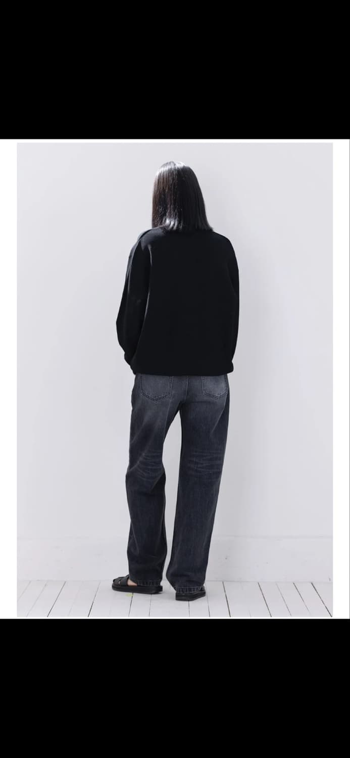 SOCII 소치이 루즈핏 블랙 데님 팬츠 상품이미지2