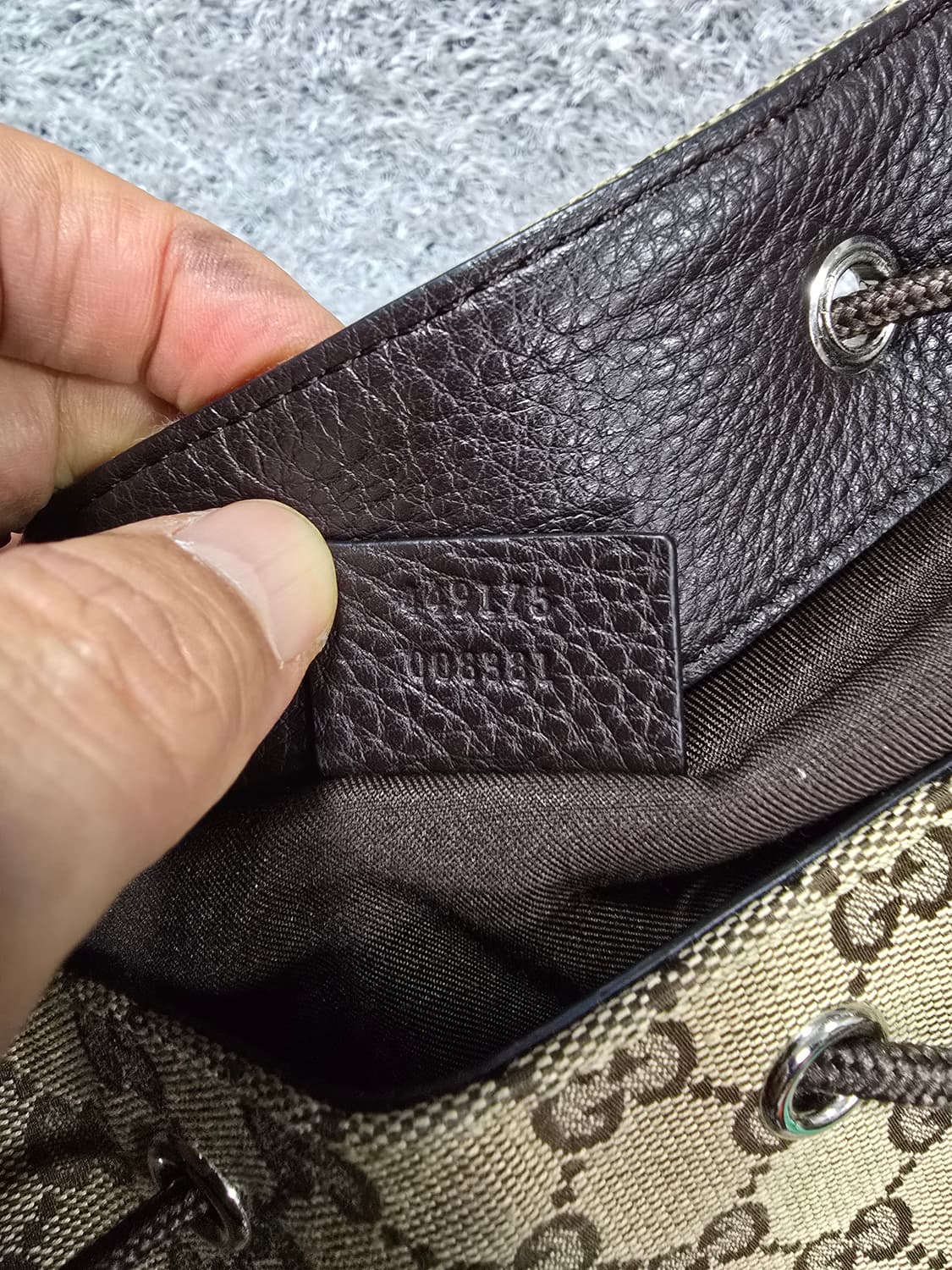 구찌 GG 캔버스 드로스트링 백팩 상품이미지9