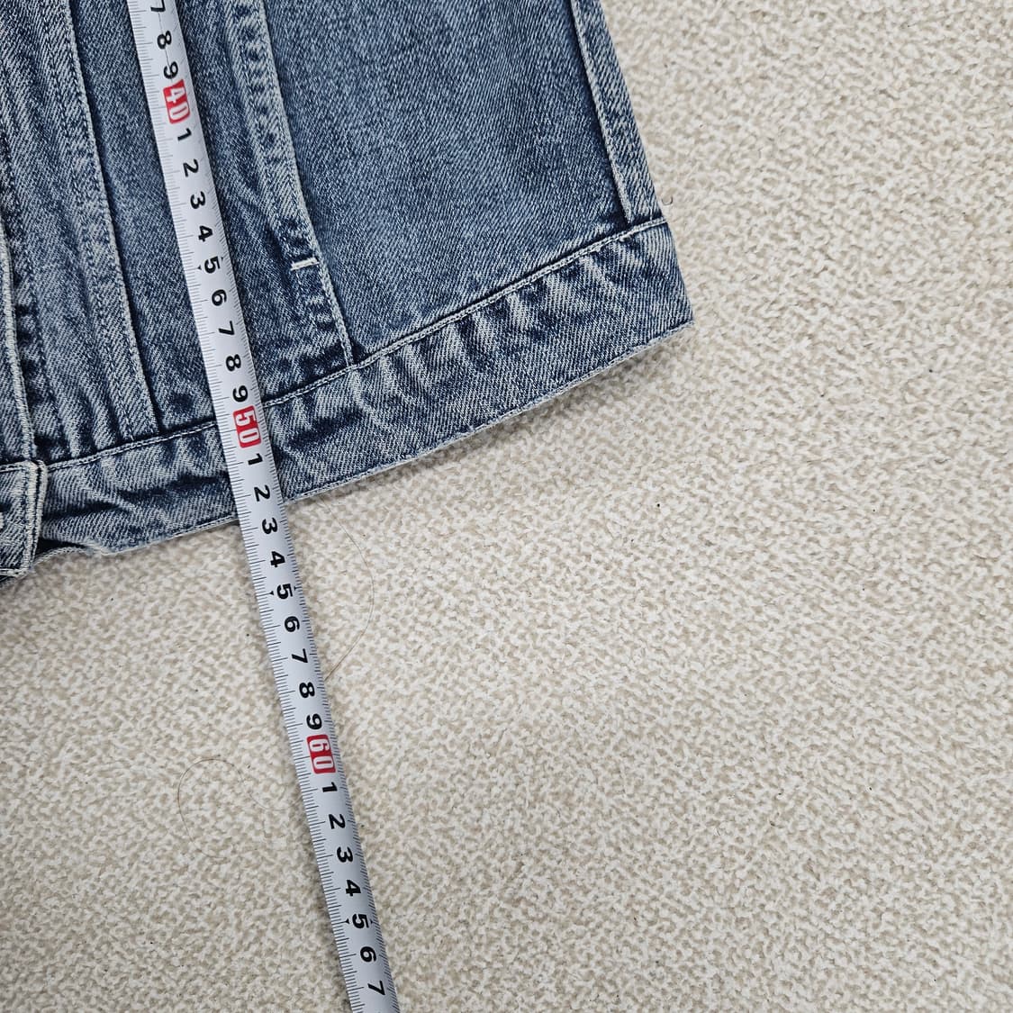[실측확인] 시스템 청 데님 자켓 1209J1 상품이미지6