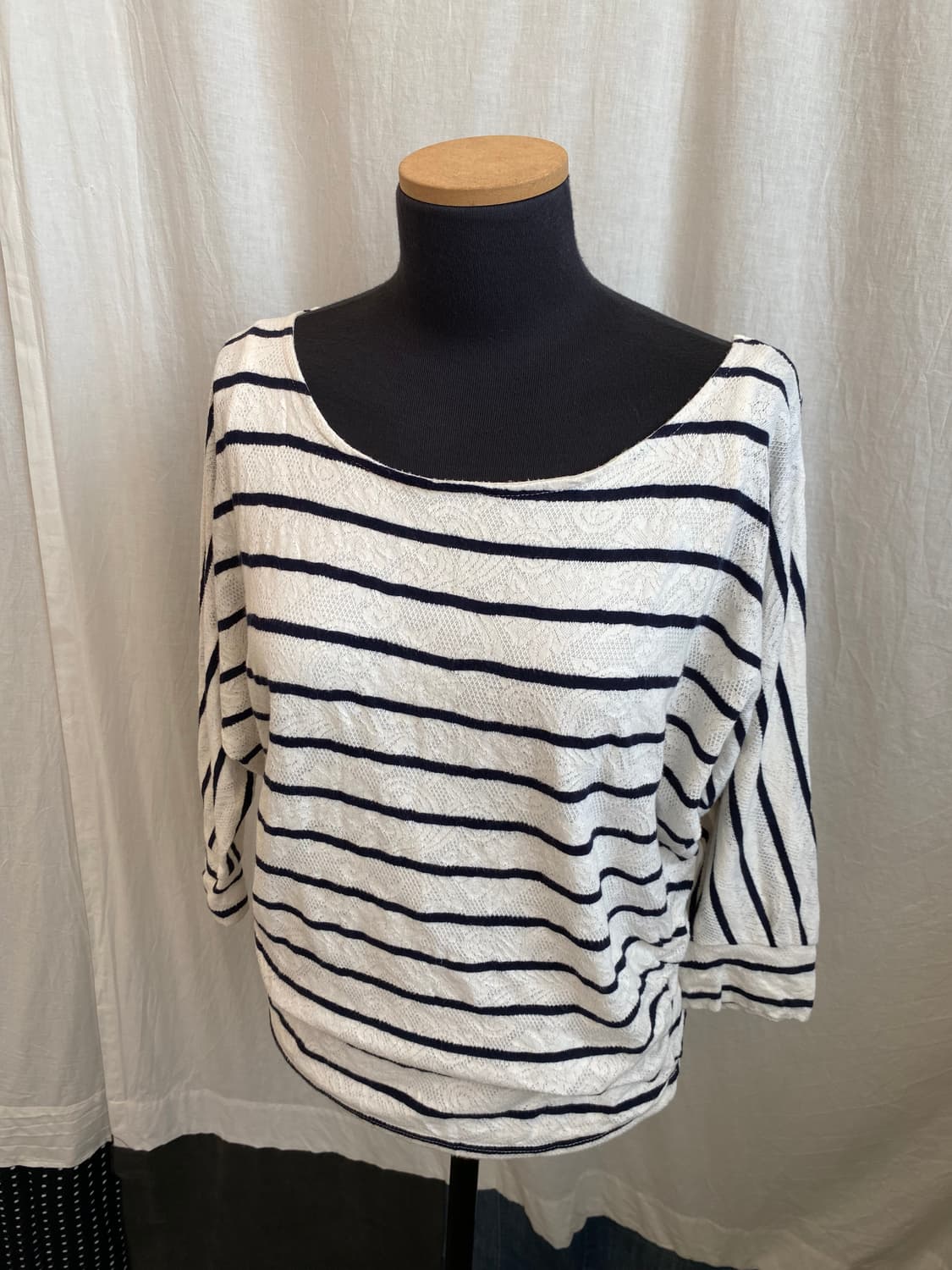 PROPORTION 레이스 스트라이프 탑(M) 상품이미지10