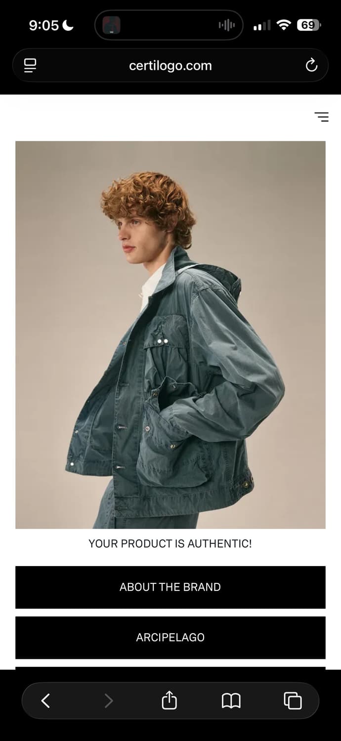 [M] CP컴퍼니 가먼츠다잉 바람막이 자켓 상품이미지5