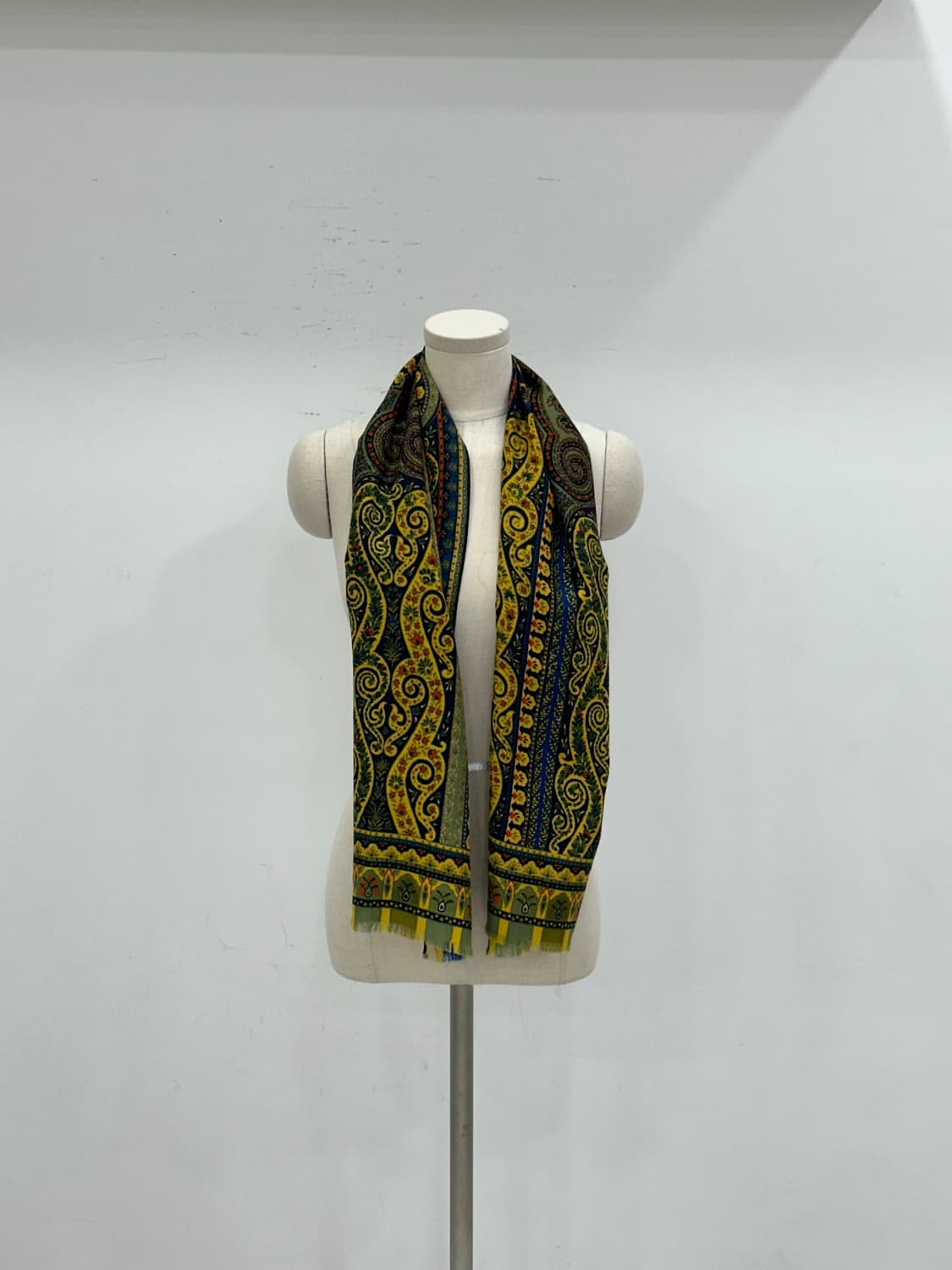 에트로 울 실크 머플러 상품이미지5