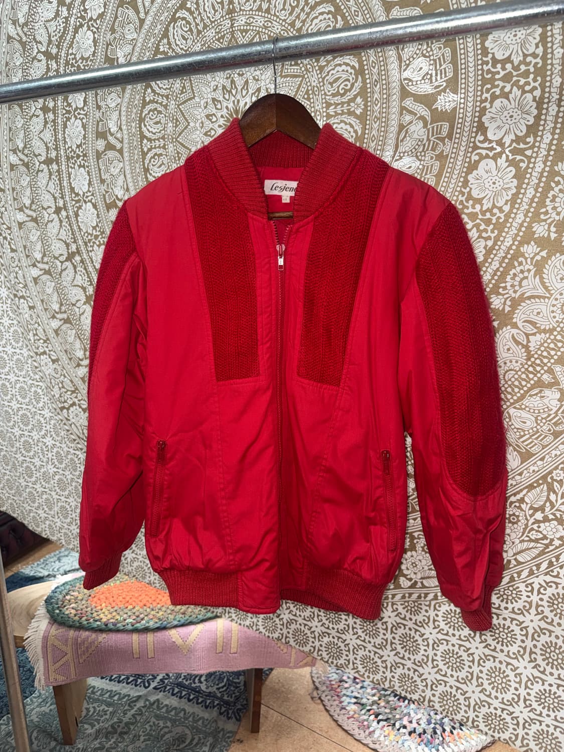 Lesjenes 빈티지 디테일 패디드 점퍼 상품이미지3