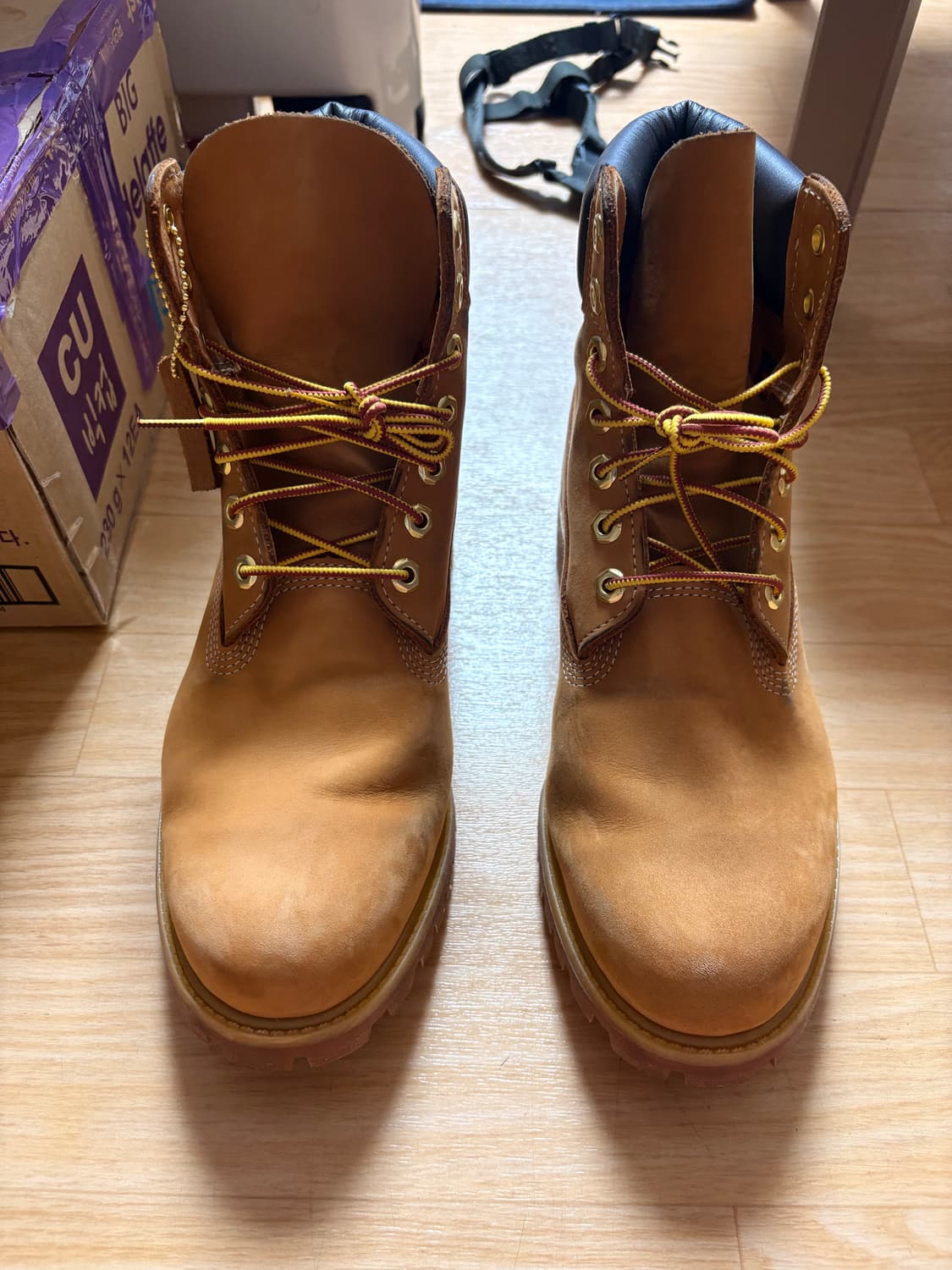 팀버랜드 프리미엄 6인치 워터프루프 부츠 위트 누벅 -와이드 상품이미지1