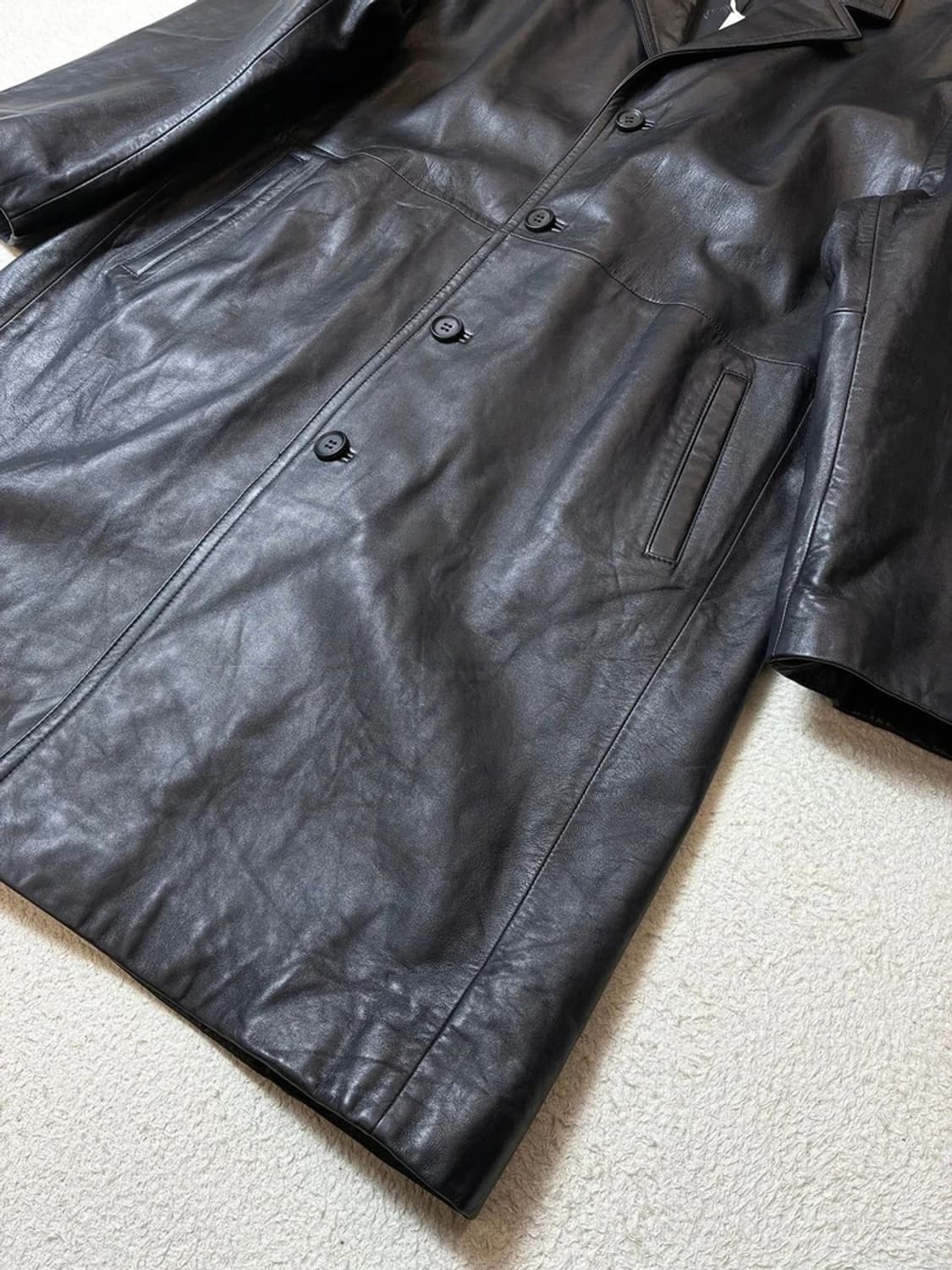 Wind Armor 00's 양가죽 롱 코트 PN6645 상품이미지3