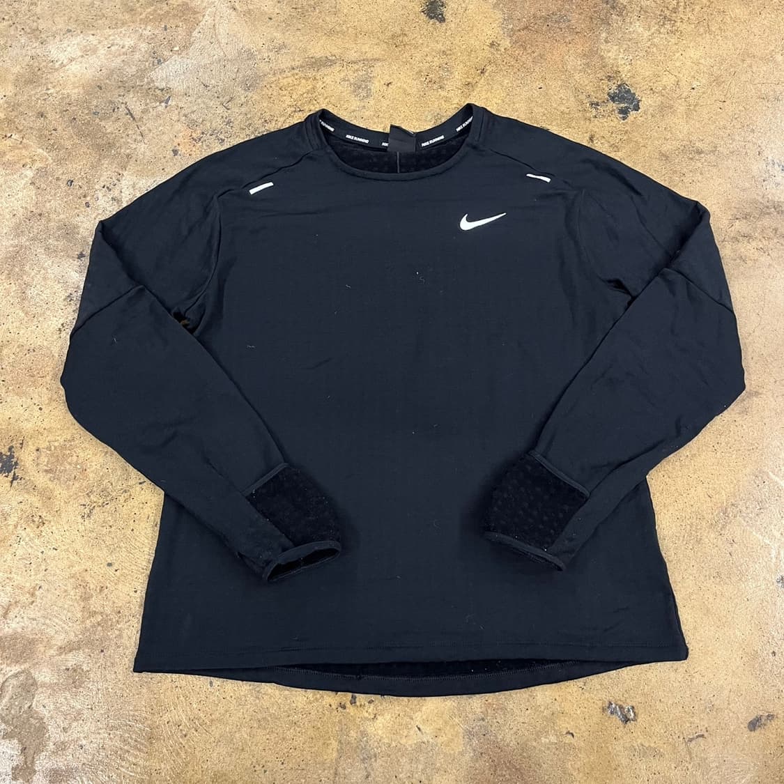 [정품/XL] 나이키 블랙 런닝 긴팔티 b19 상품이미지2