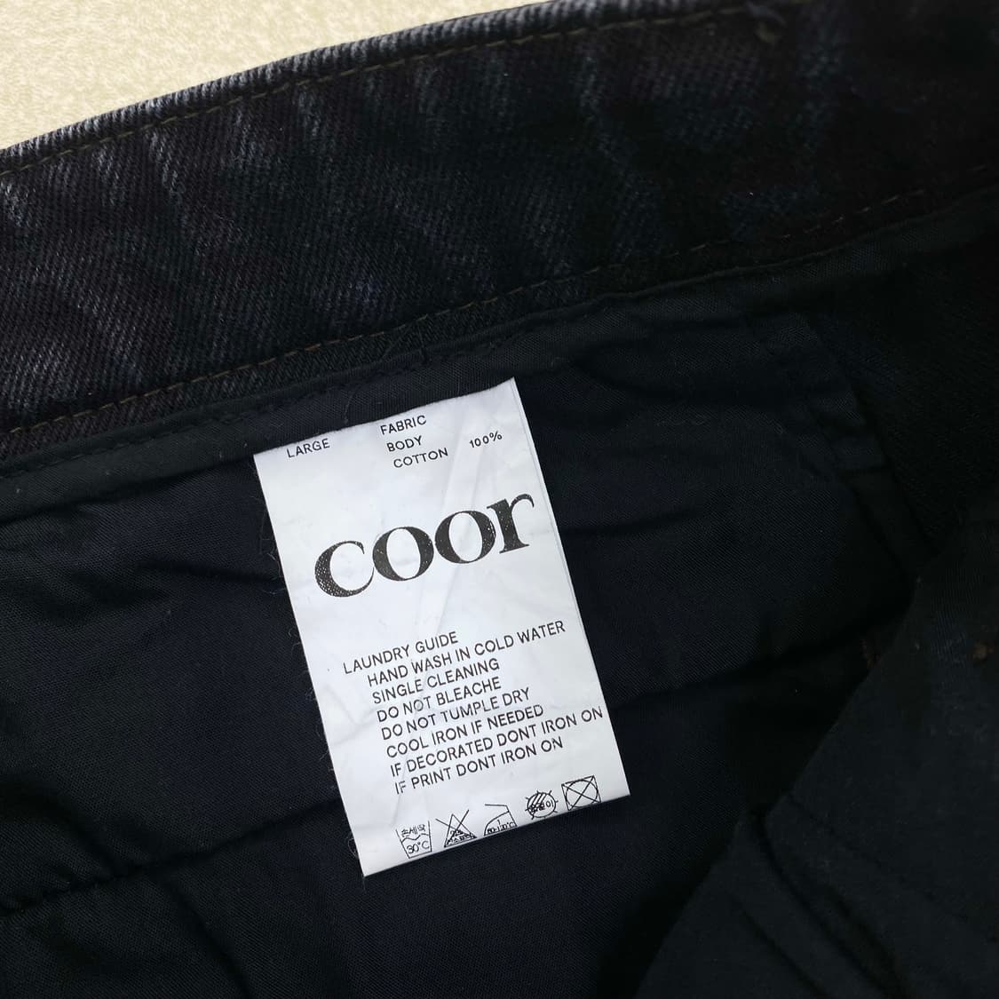 쿠어 핀턱 데님 벌룬 와이드 팬츠 (32) 상품이미지8