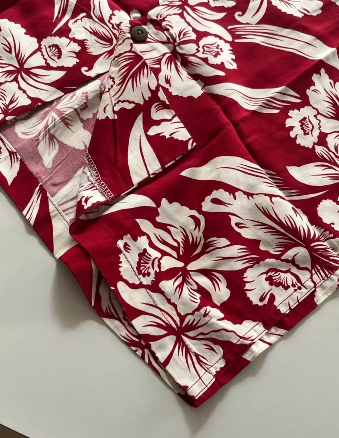 Kamehameha 빈티지 하와이안 플로럴 셔츠 (U.S.A) 상품이미지5