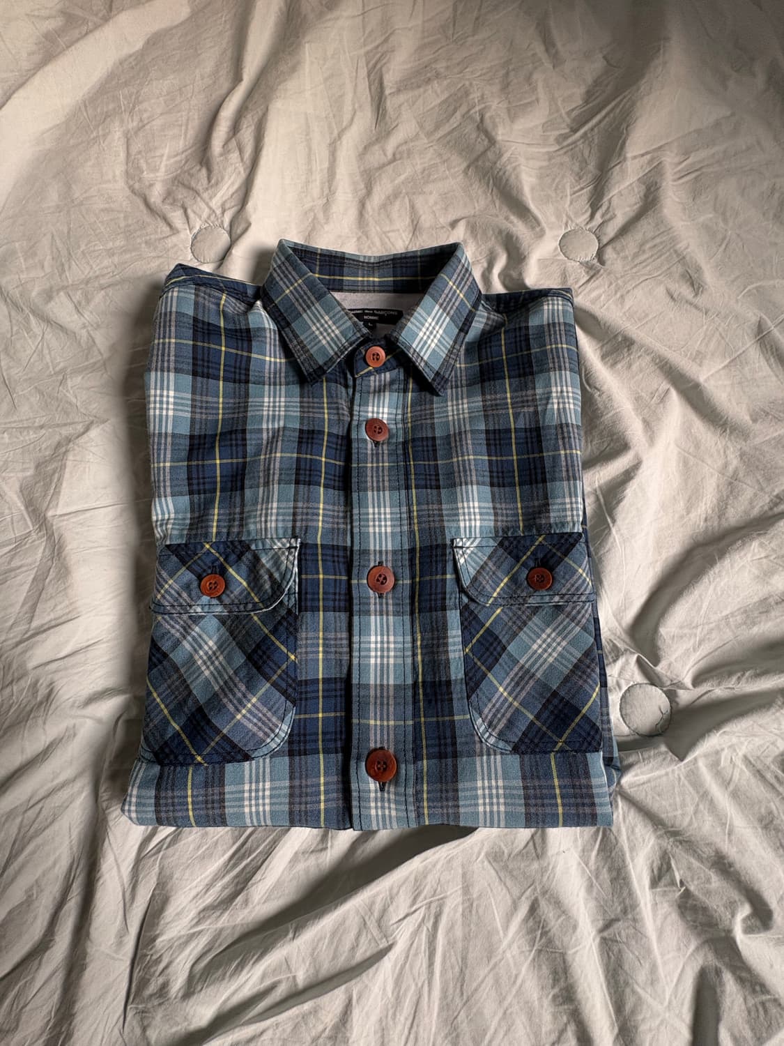 꼼데가르송 옴므 체크셔츠 L 상품이미지1