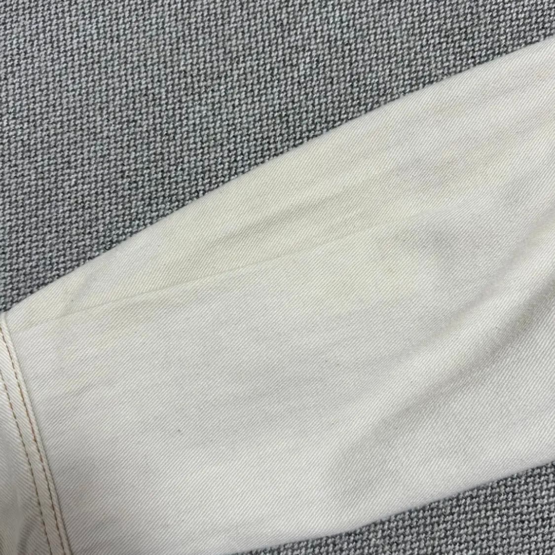 아르마니 아이보리 빈티지 트러커자켓(XL) 상품이미지2