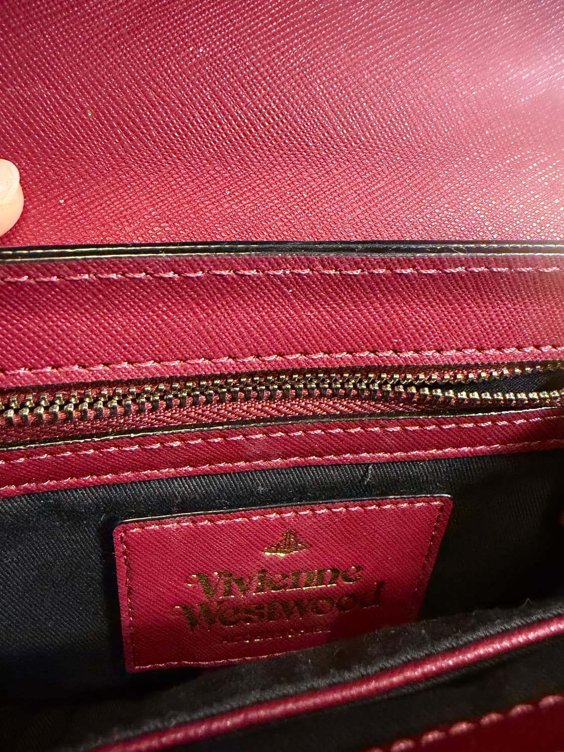 비비안 웨스트우드 오피오 사피아노 크로스 숄더백 상품이미지5