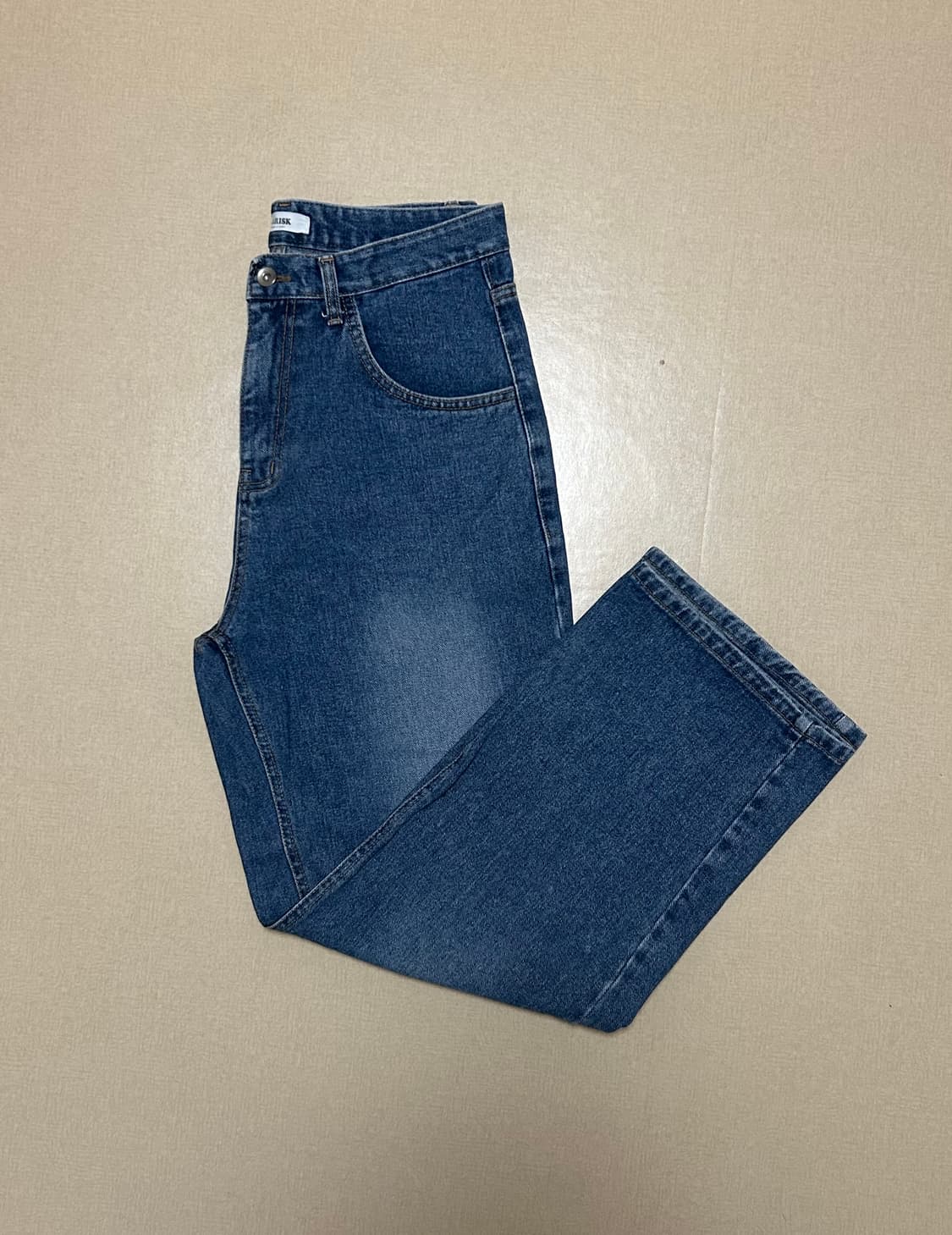 아케 중청 와이드 데님팬츠 상품이미지2