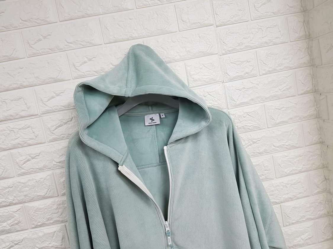 젝시믹스 벨로아 후드점퍼 프리사이즈 (55-66 루즈한 가오리핏)  상품이미지3