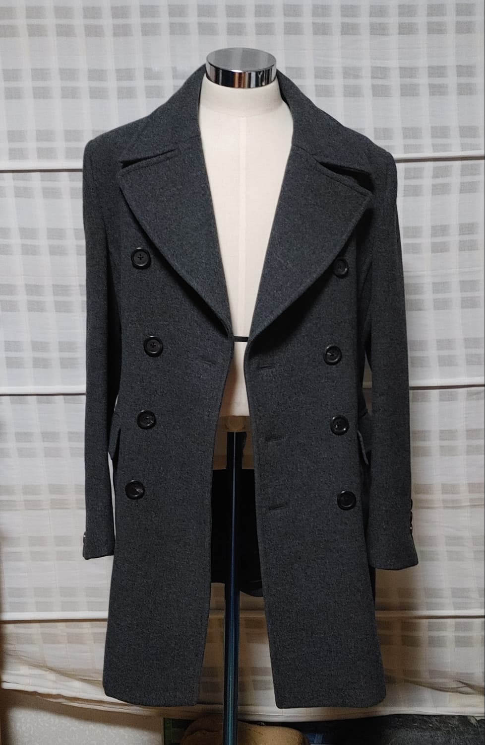 (한섬) 시스템 옴므 그레이 더블 코트 105 상품이미지1