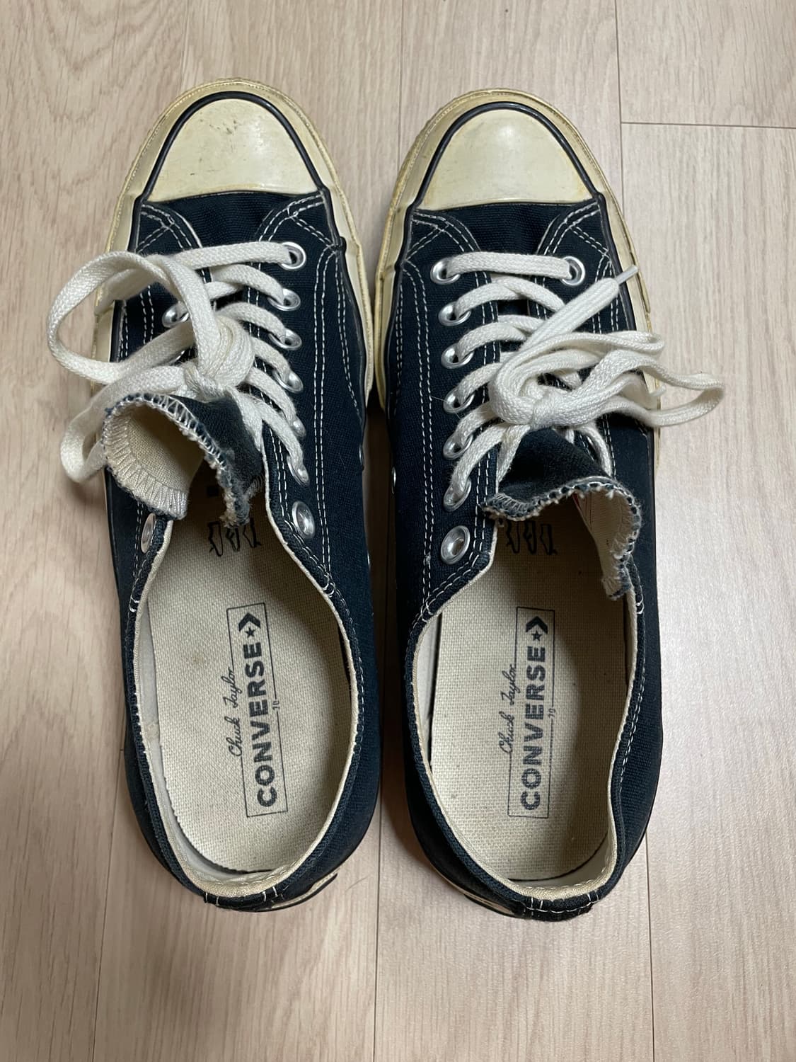 컨버스 척테일러 1970 로우 블랙 270 상품이미지4