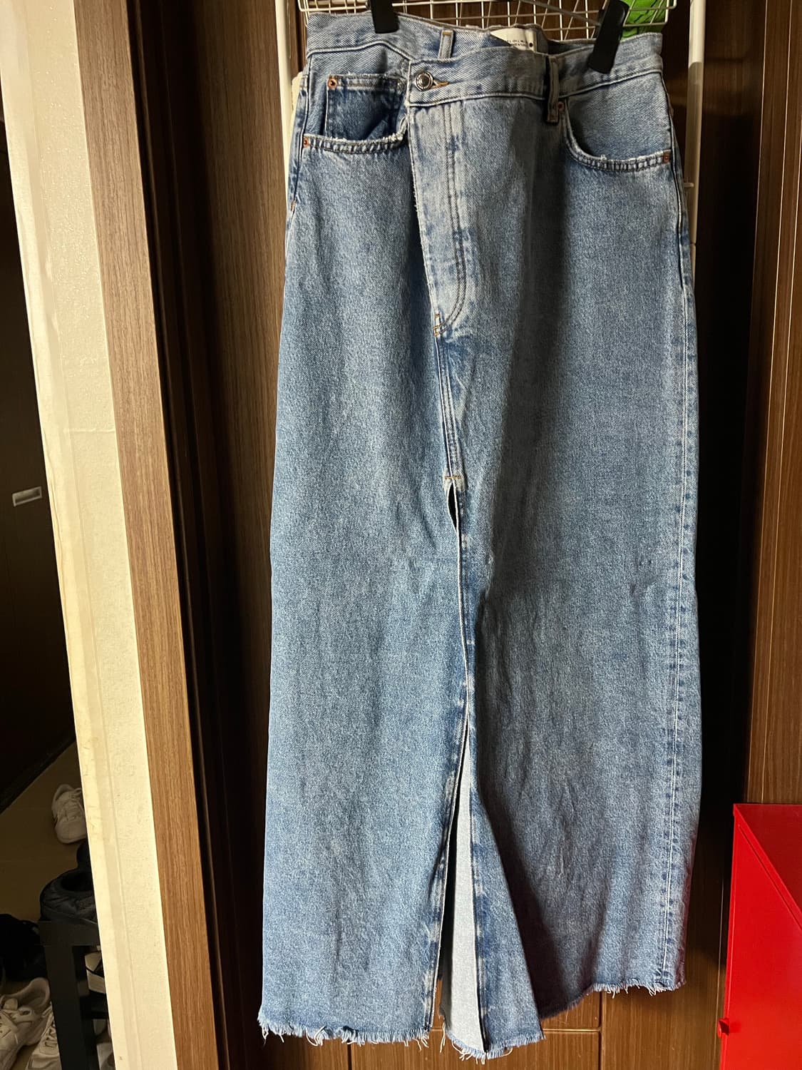 [zara] 데님 스커트 L 30 미착용 상품이미지1