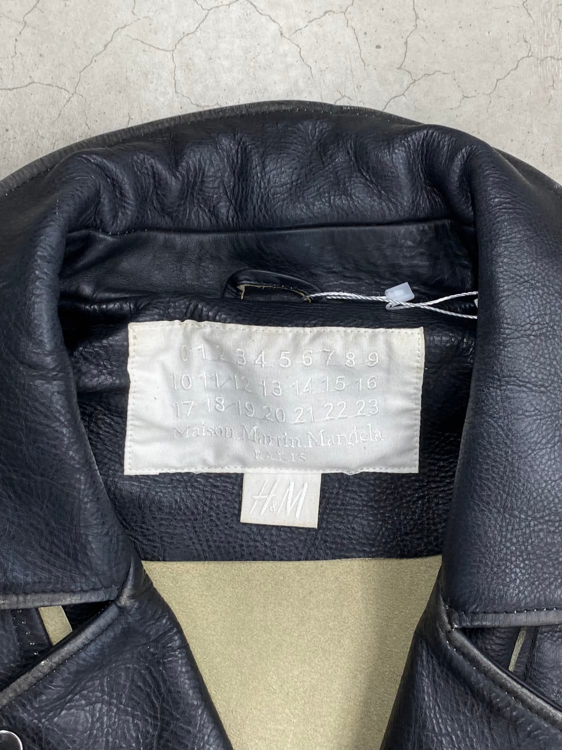 마르지엘라 x H&M 12SS 디컨스트럭티드 레더 자켓 상품이미지7