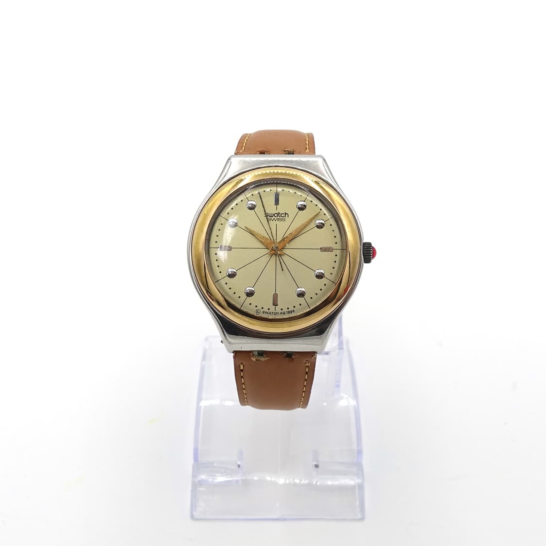 SWATCH 빈티지 스와치 컬렉션 레더 손목시계  상품이미지2