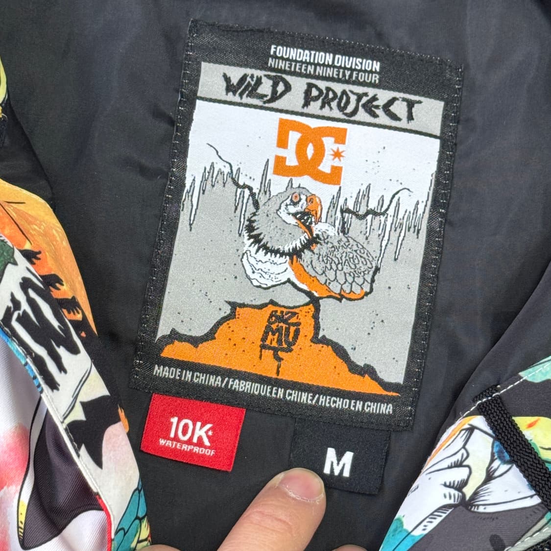 DC 그래피티 투웨이 후드점퍼 M 상품이미지6