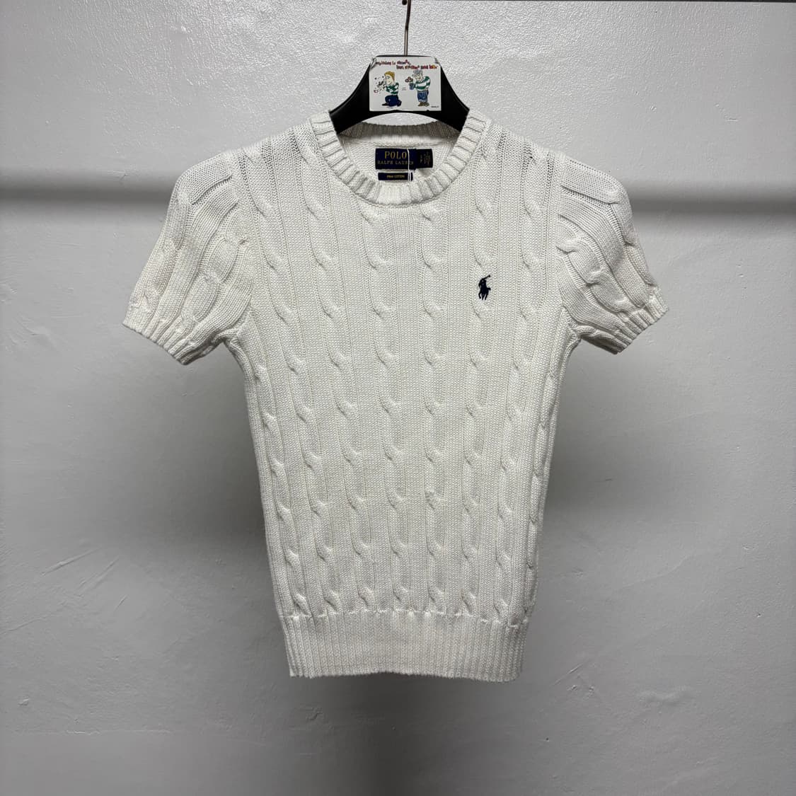 폴로 랄프로렌 케이블 반팔 니트 상품이미지1