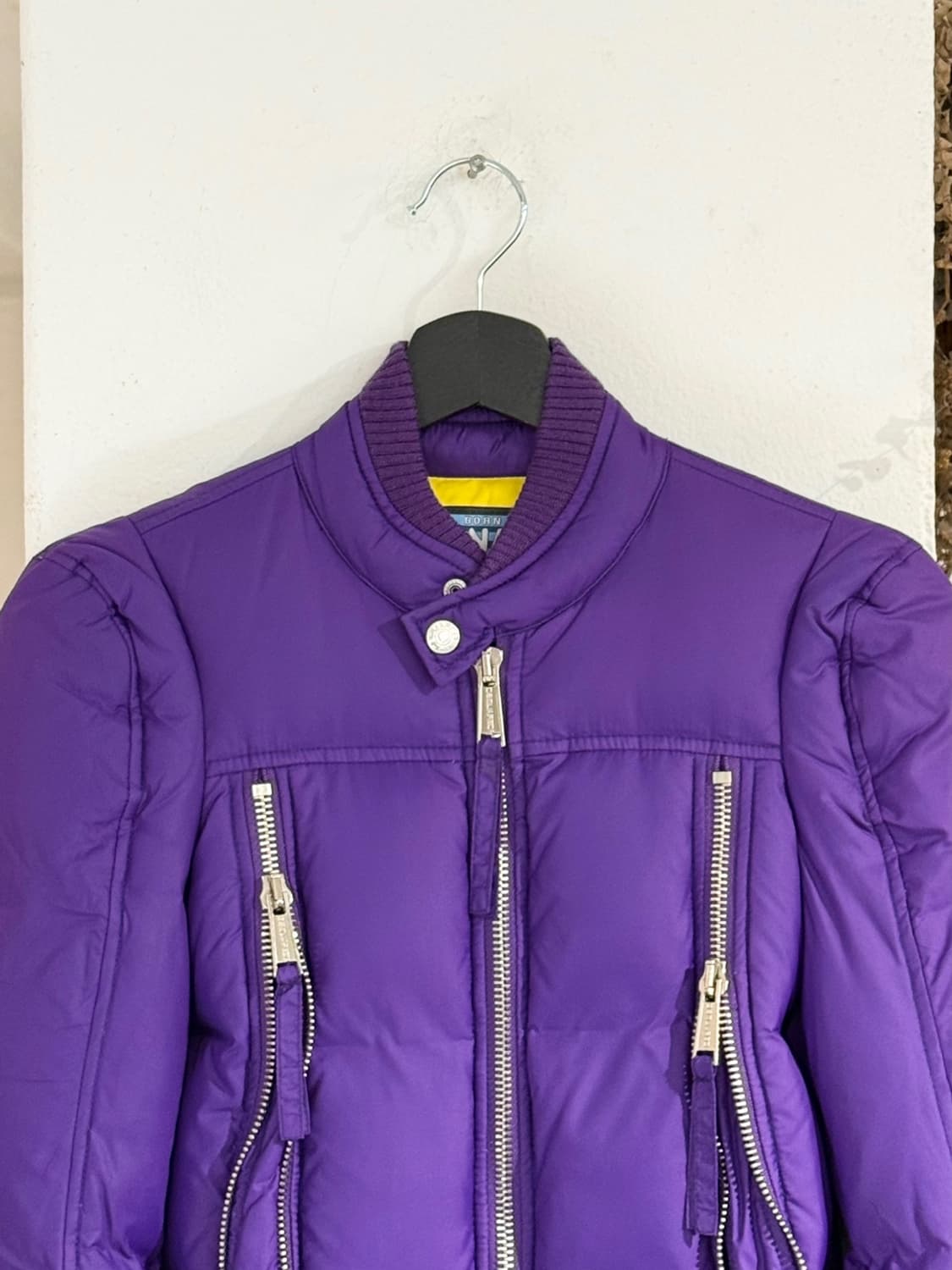 디스퀘어드2 퍼플 바이커 다운 푸퍼 자켓 상품이미지4