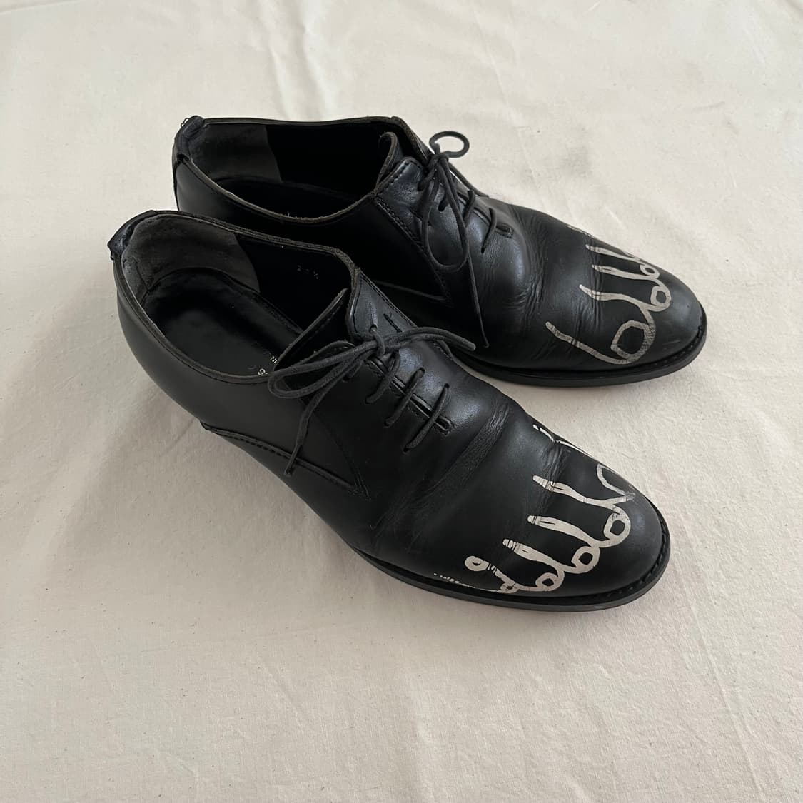 toe printing derby shoes 상품이미지2