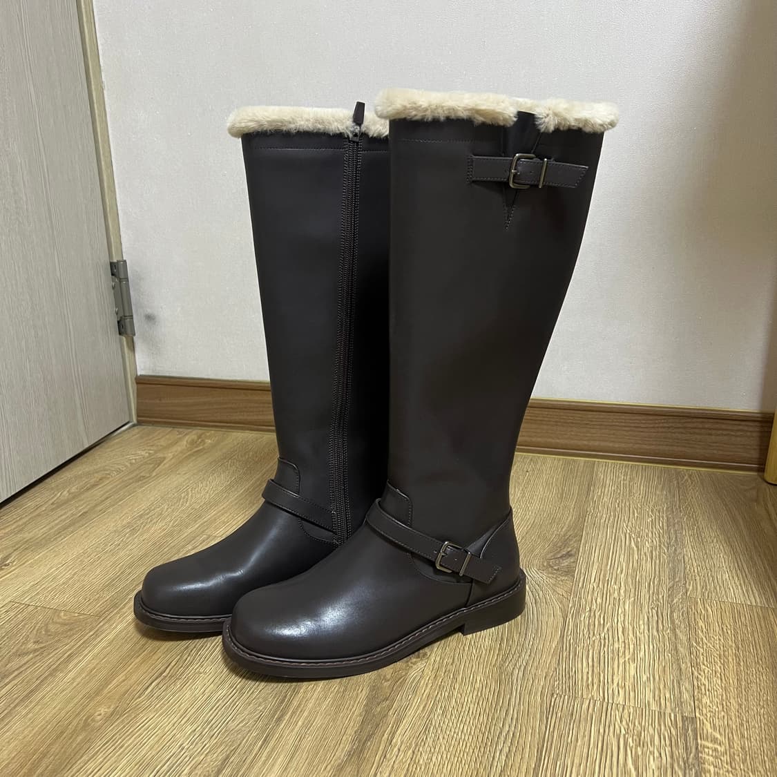 엘칸토 롱부츠 2.5cm 235 브라운 상품이미지2