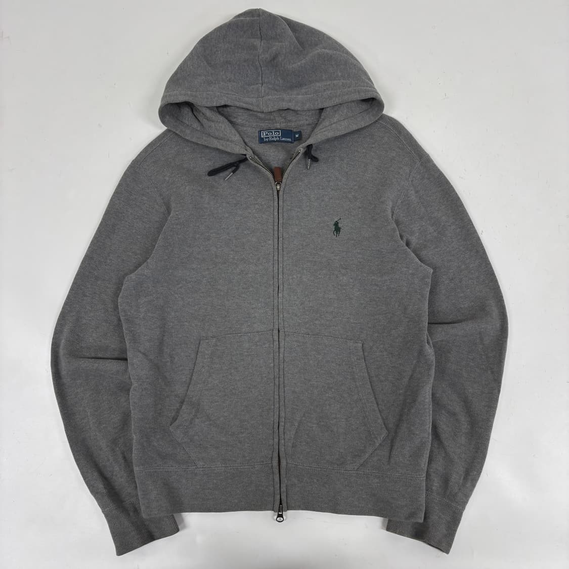 폴로 코튼니트 후드집업 상품이미지3