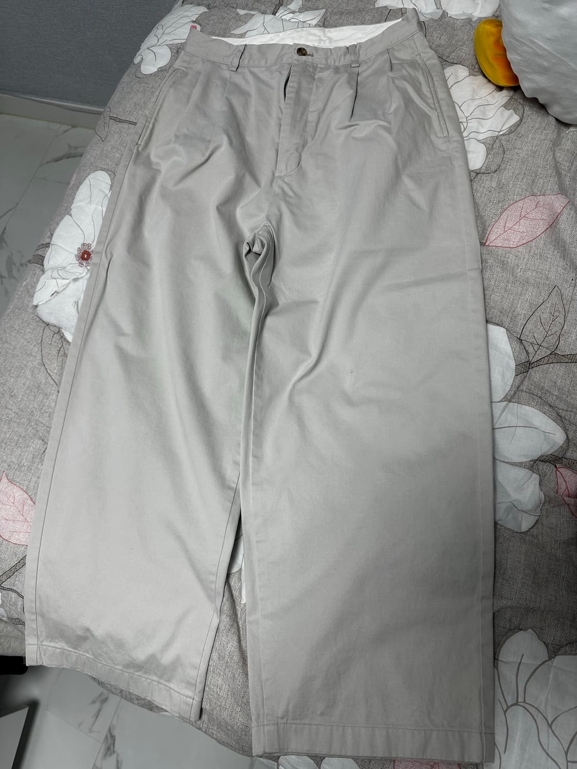 [1] A.presse 아프레쎄 치노팬츠 에크루 상품이미지1