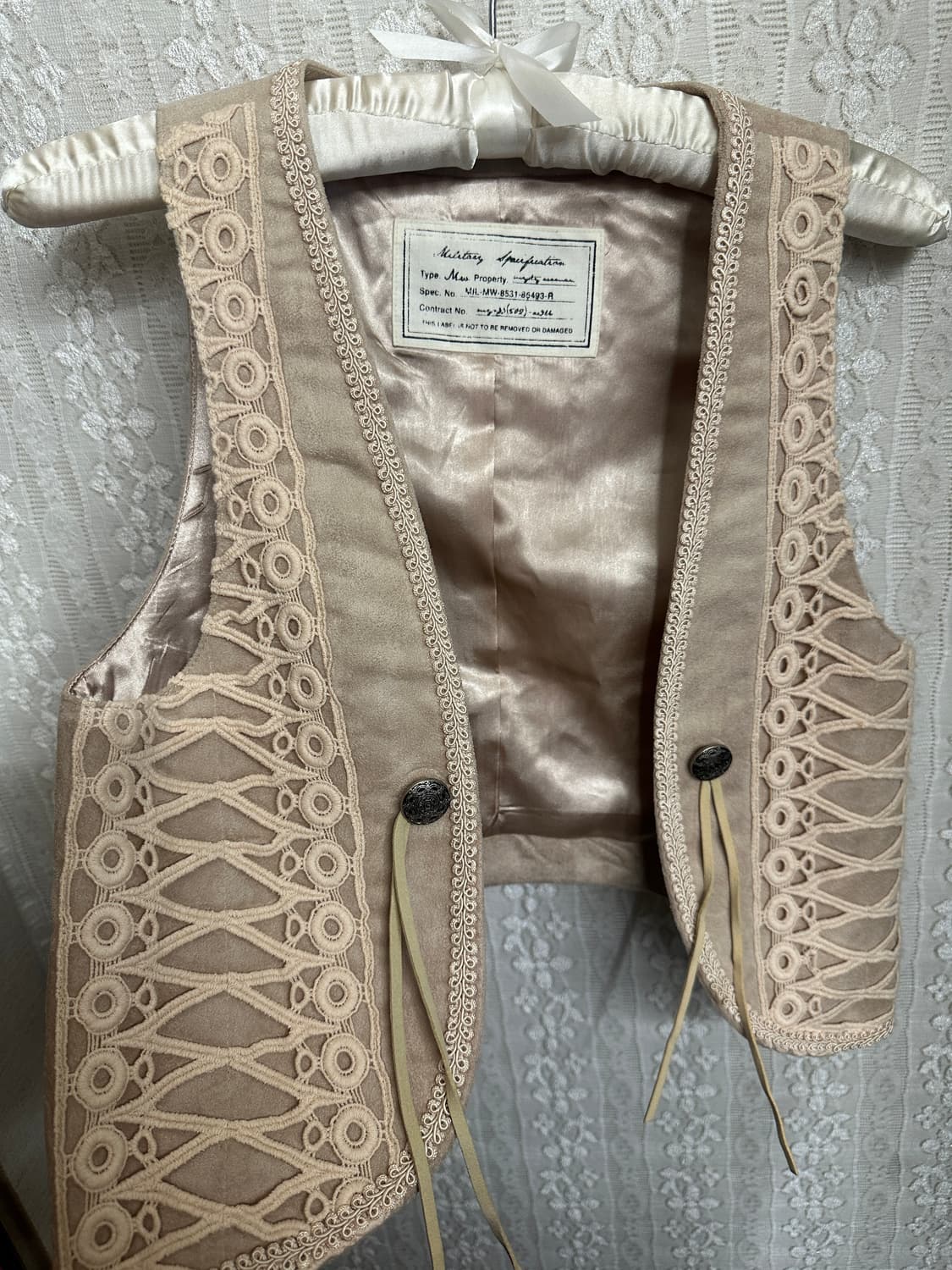japan vtg 스웨이드 레이스 베스트 상품이미지5